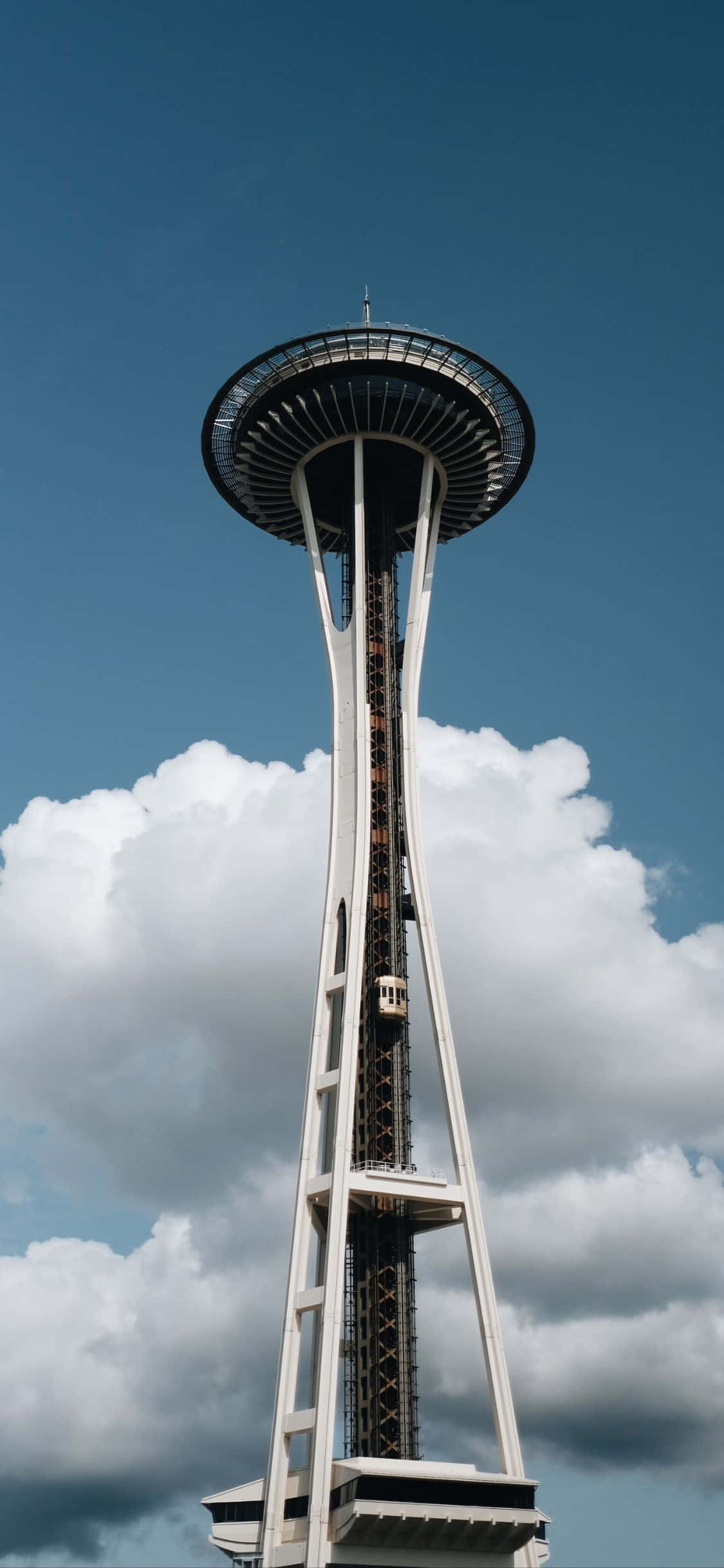 Utsikt over Seattle bak en iPhone X Bakgrunner