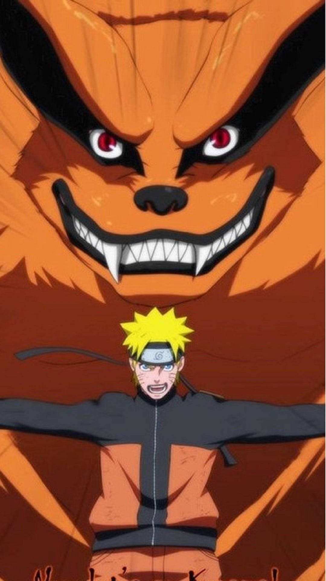Uzumaki beskytter Naruto Kurama Bakgrunner