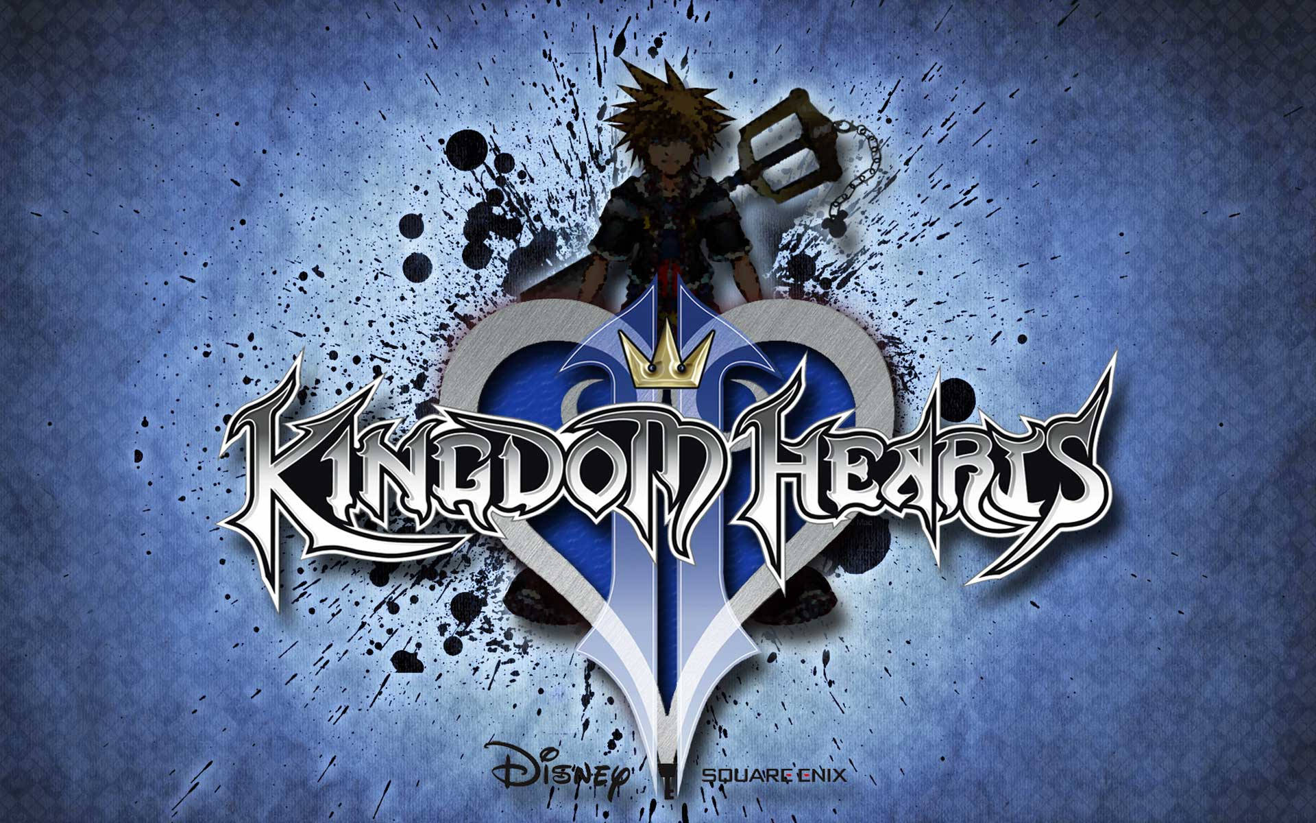 Vakker illustrasjon av Kingdom Heart-logoen Bakgrunner