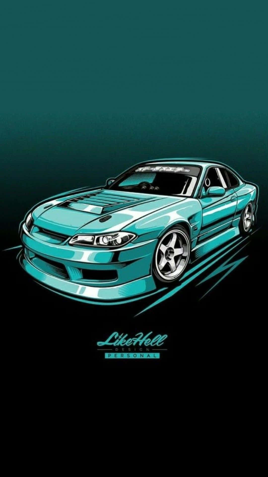 Vakker JDM iPhone-skjermtema Bakgrunner