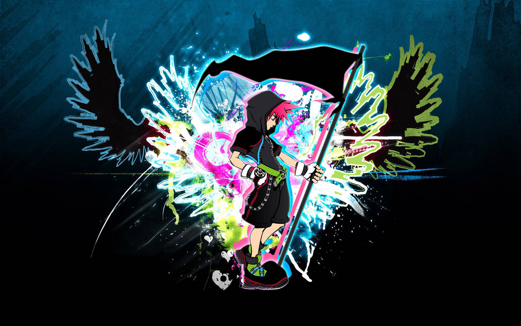 Vakkert Kingdom Hearts-logo-design