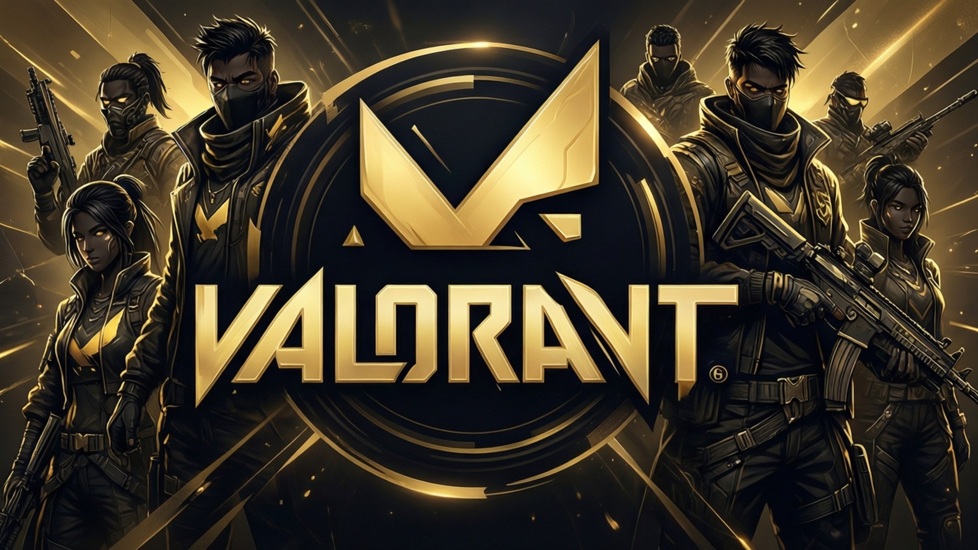 Valorant Logo Eleganse Bakgrunner