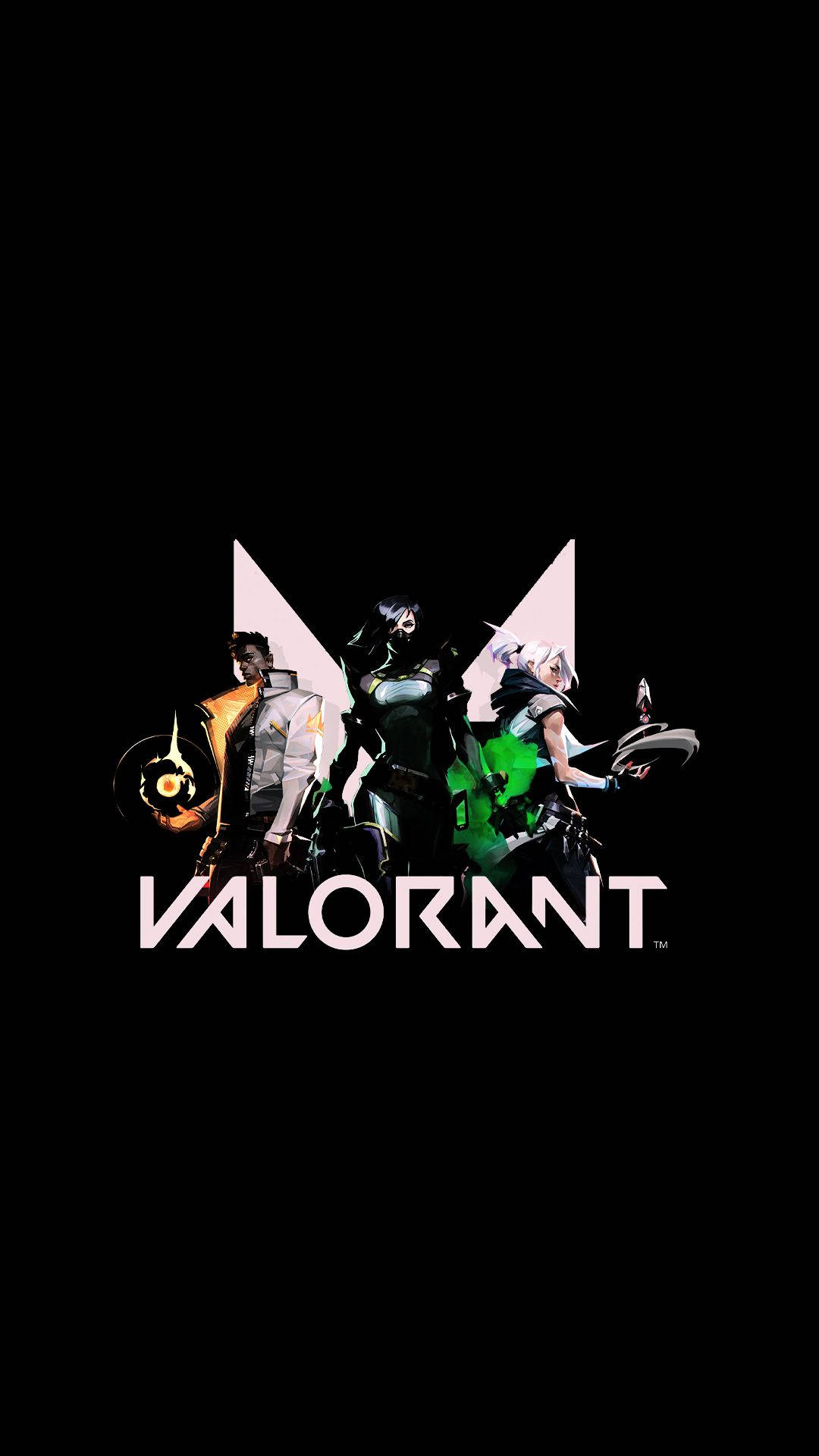Valorant-logo som bakgrunnsbilde for telefonen Bakgrunner