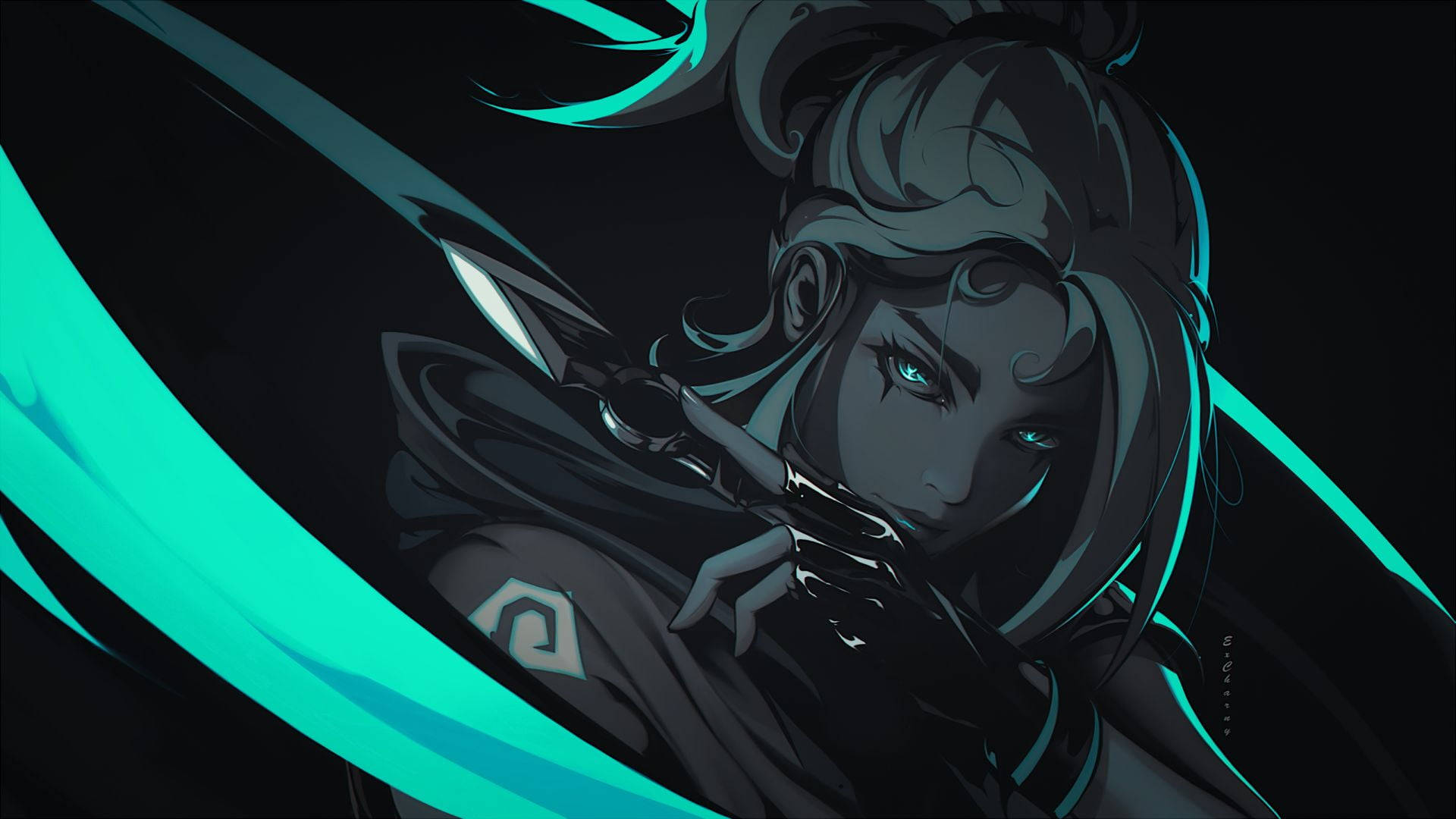 Valorant Sage 1080p Spill Bakgrunner