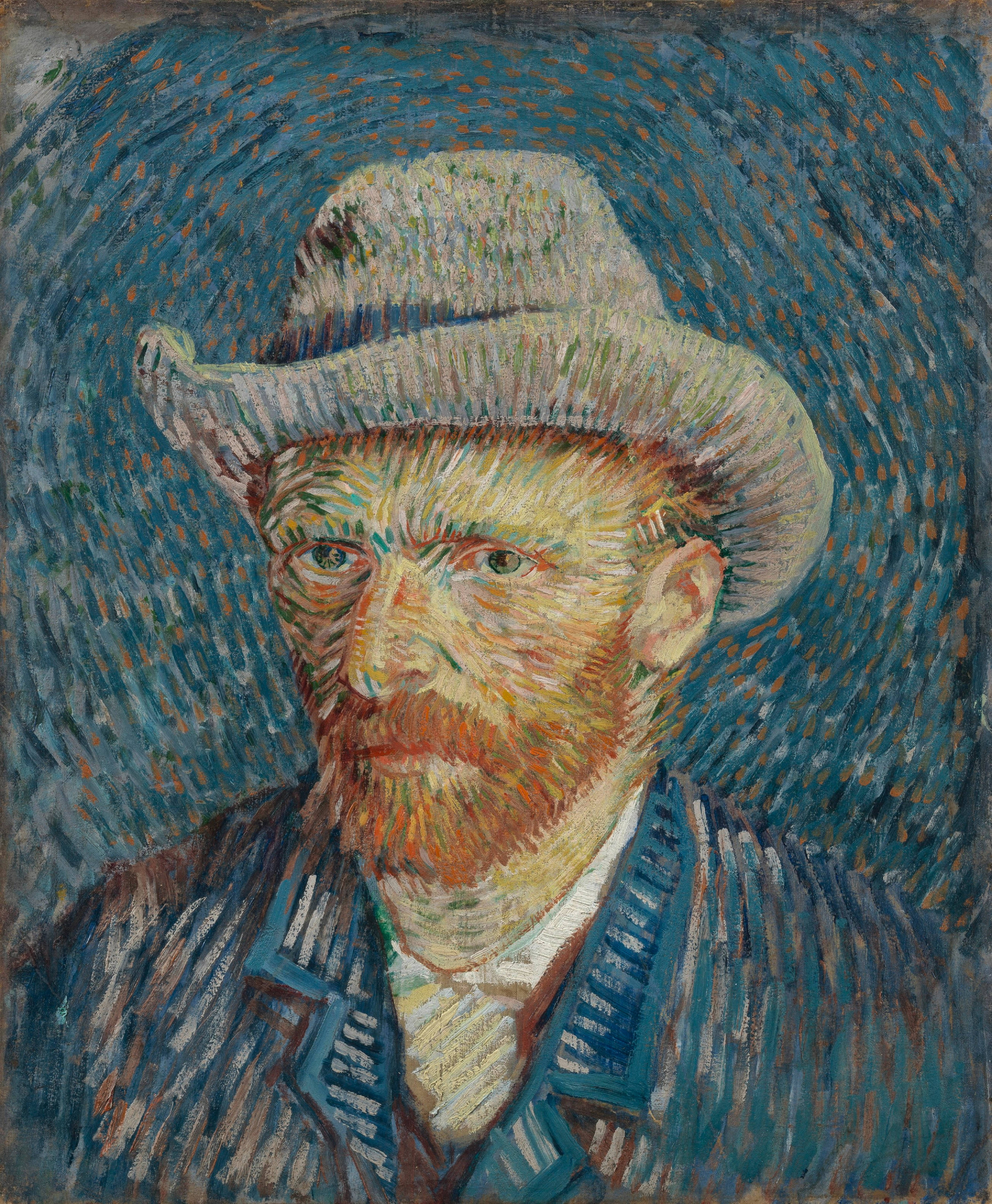 Van Gogh Selvportrett Bakgrunner