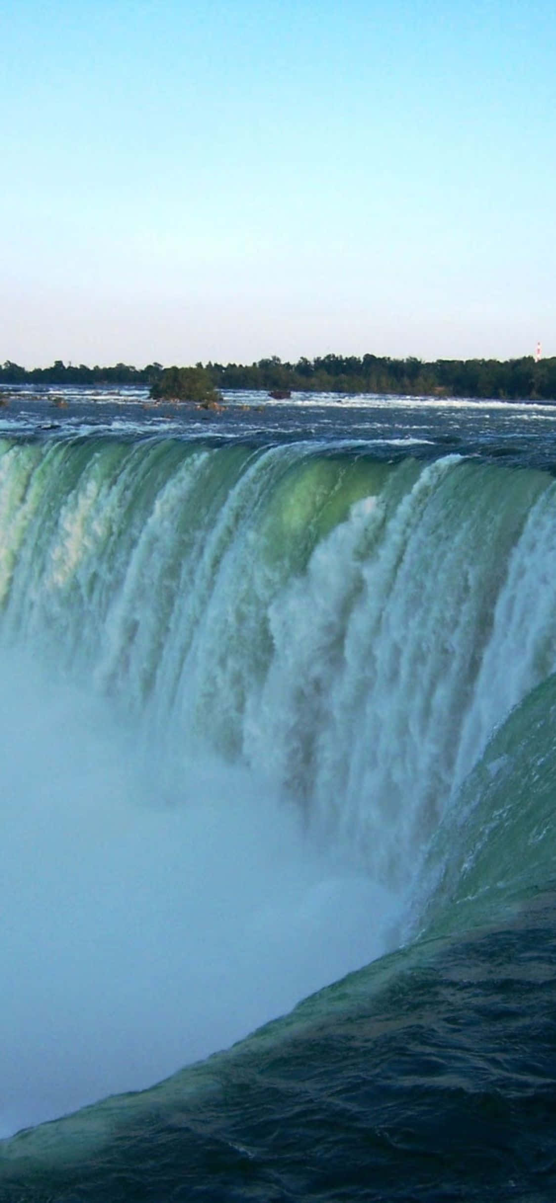 Vann iPhone X Niagara Falls Bakgrunn Bakgrunner