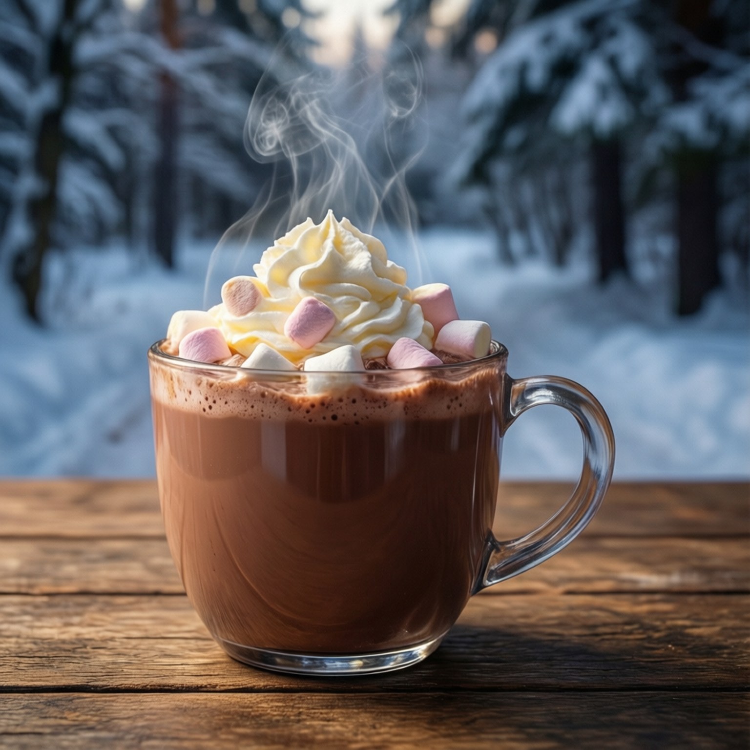 Varm kakao vinter Bakgrunner