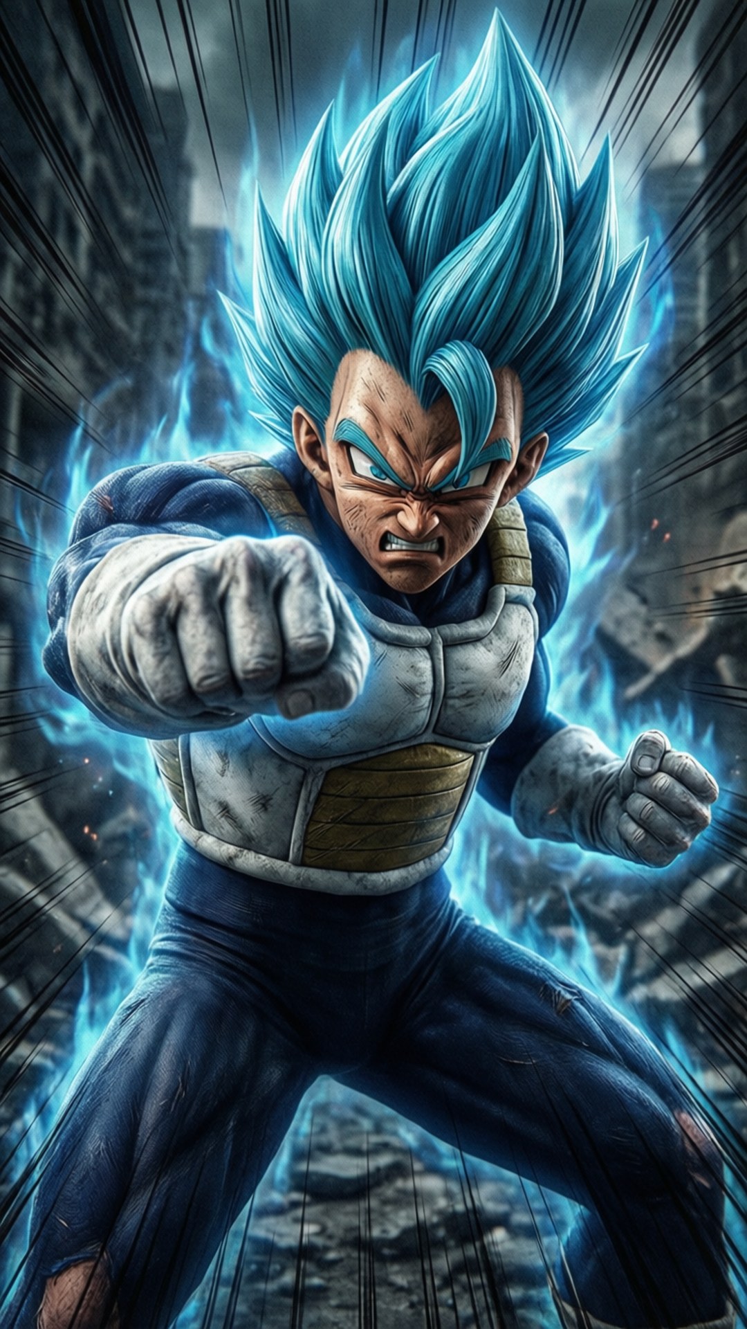 Vegetas raserianfall Bakgrunner