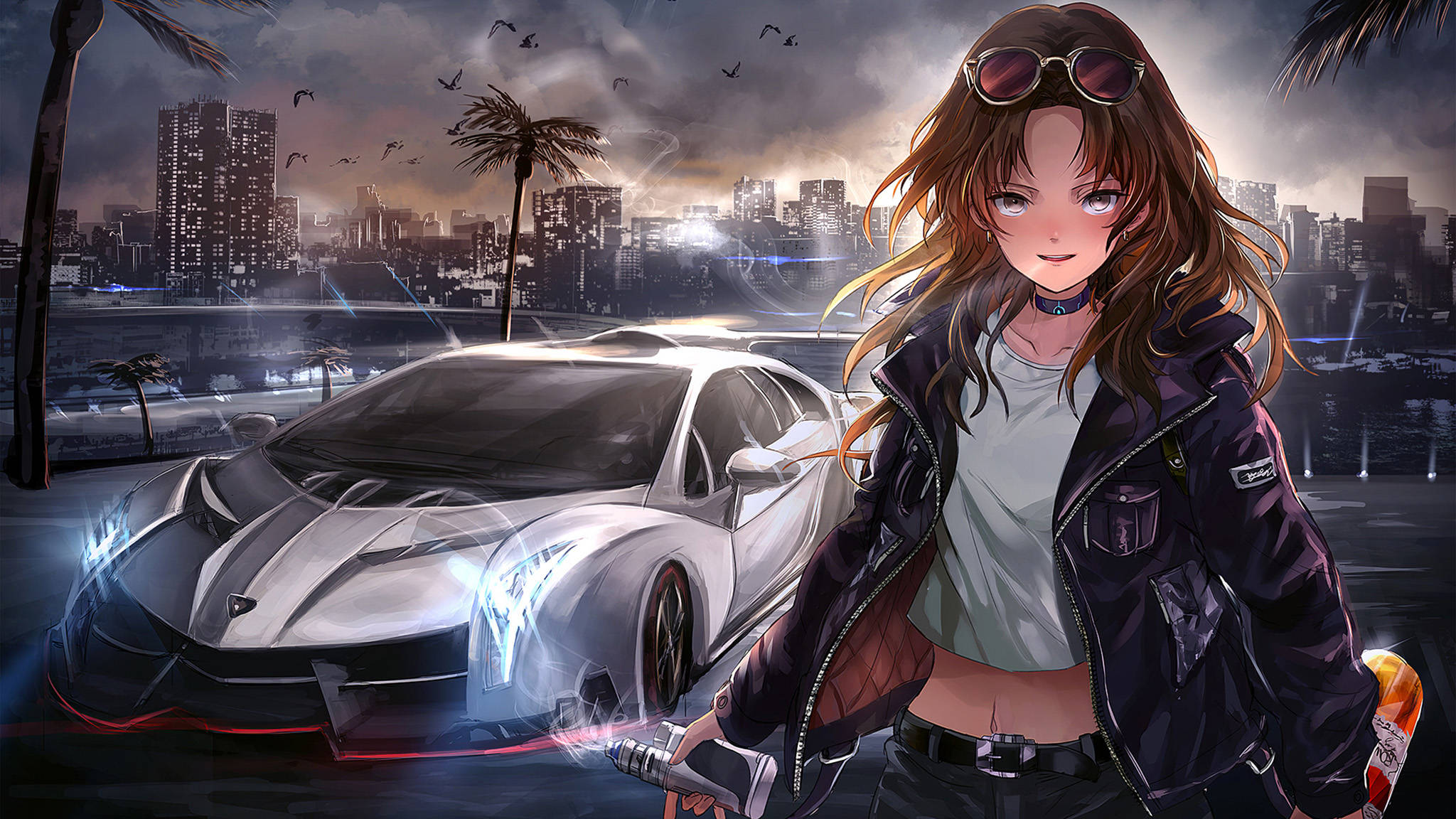 Veneno Anime Bil Bakgrunner