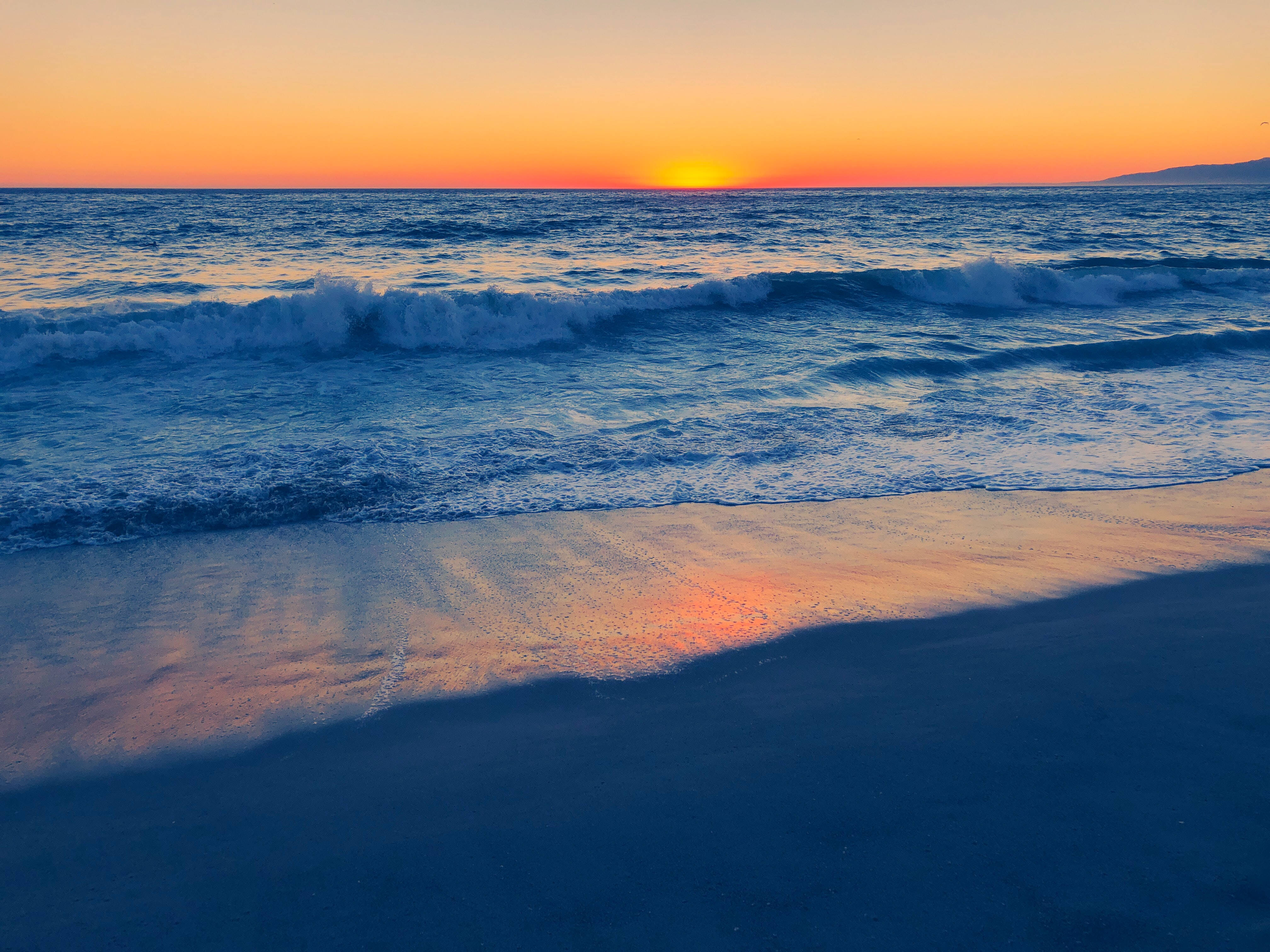 Venice Beach Los Angeles solnedgang Bakgrunner
