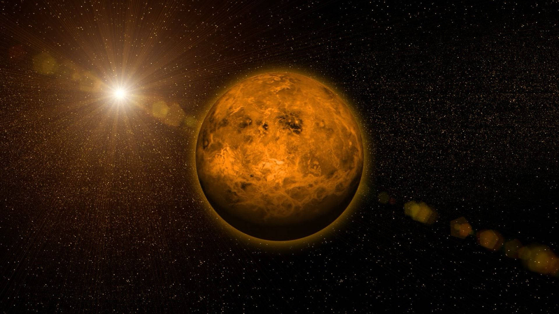 Venus Bokeh Lysstjerne Bakgrunner