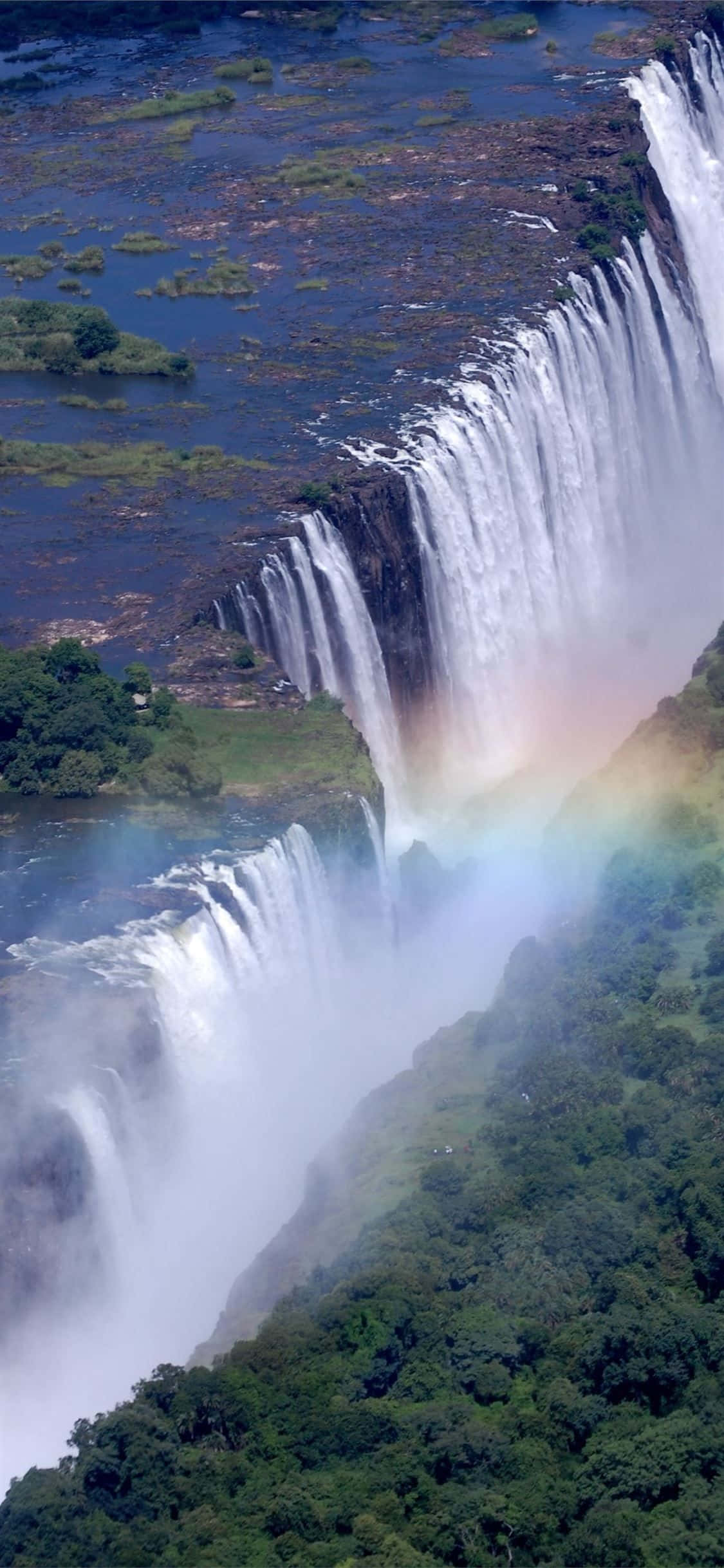Victoria Falls i Livingstone, Zambia Bakgrunner