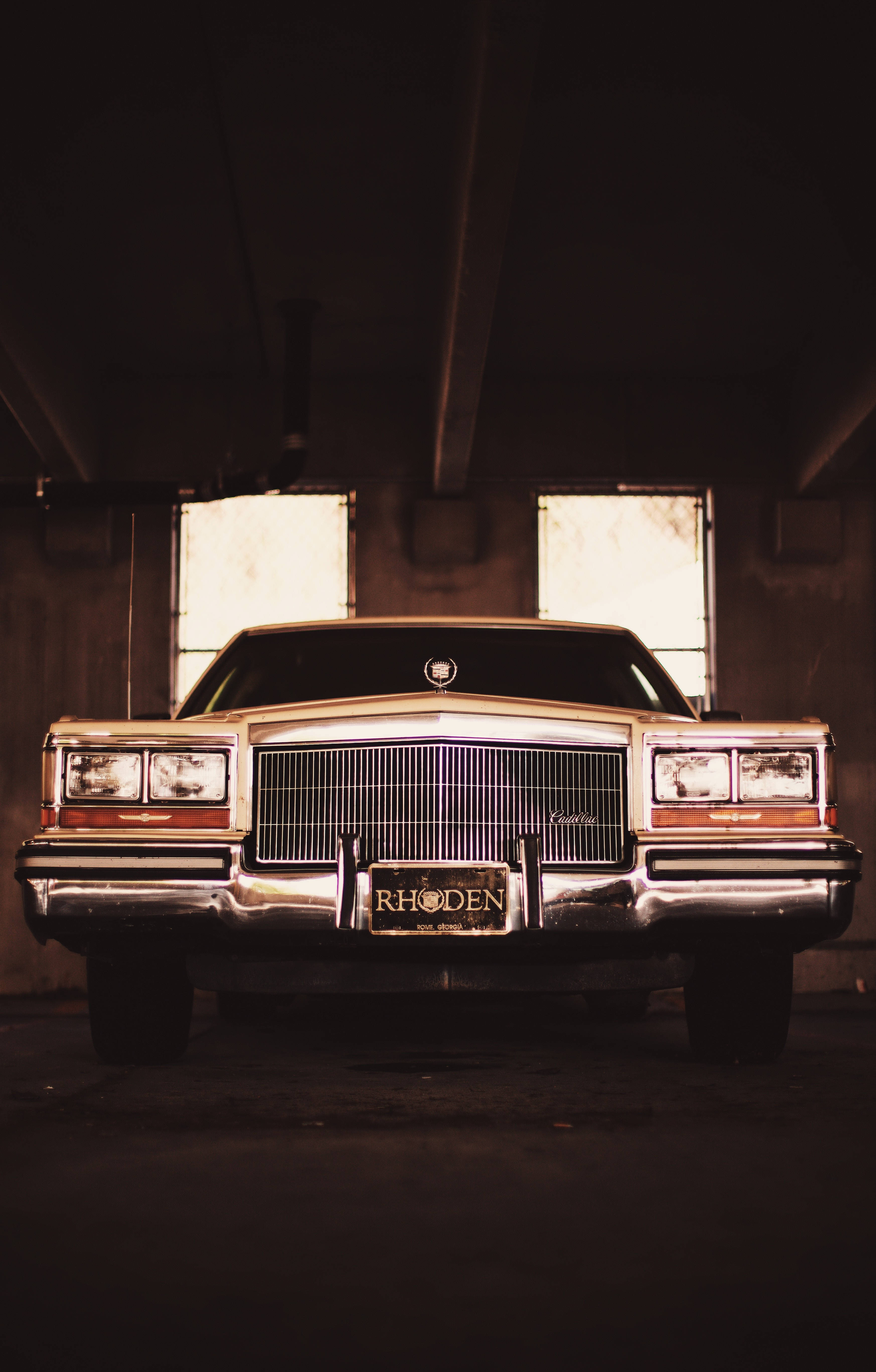 Vintage Cadillac Brougham Bakgrunner