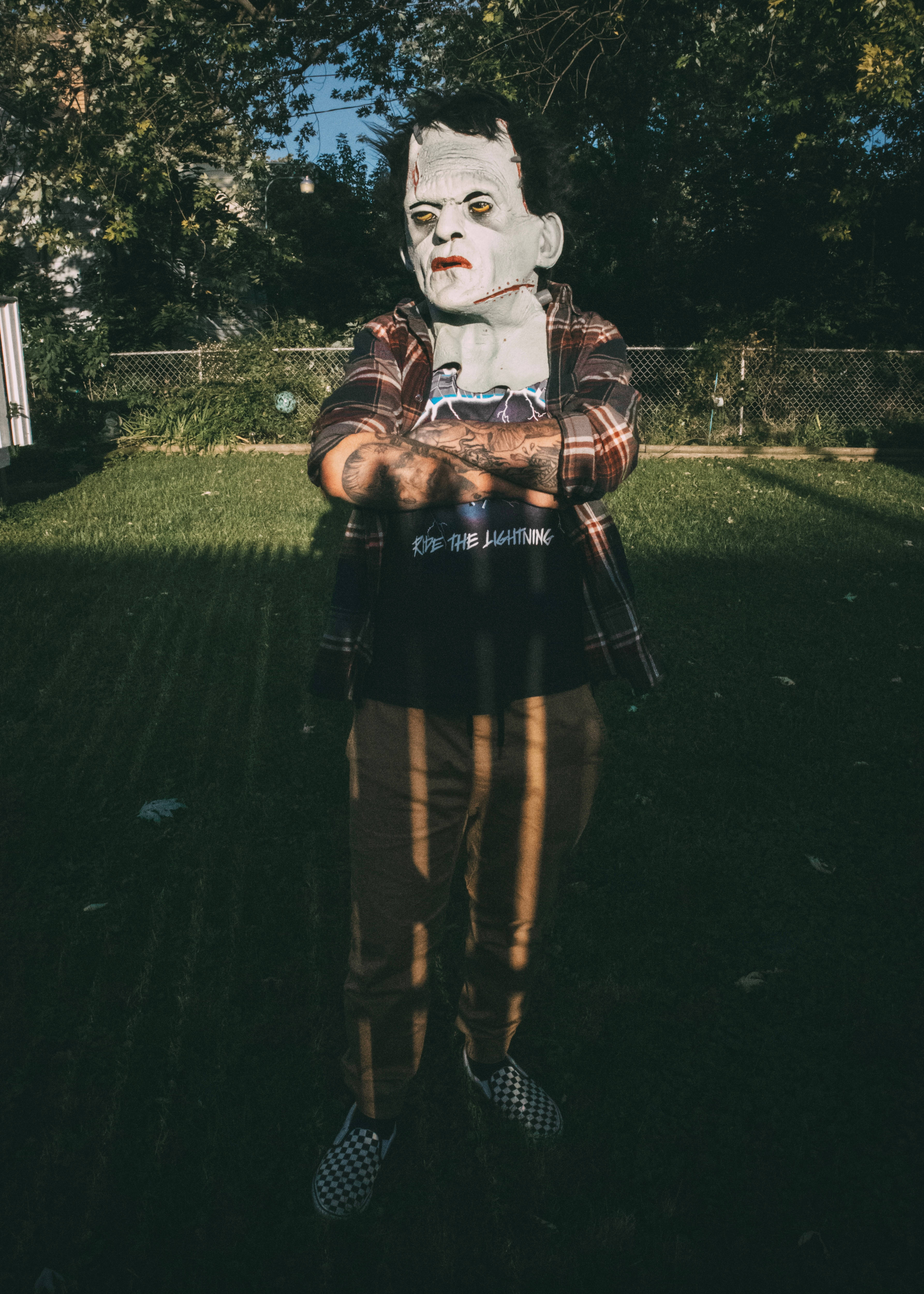 Vintage Halloween-maskot Bakgrunner