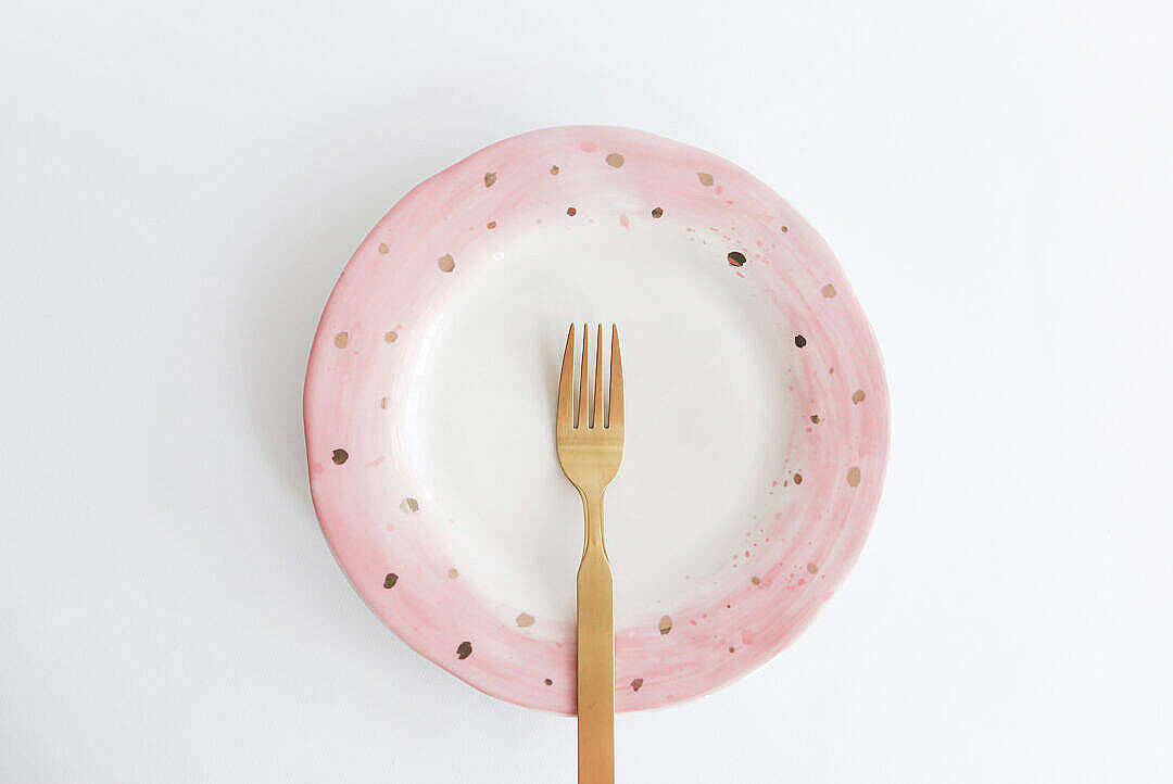 Vintage pastellrosa estetisk tallerken Bakgrunner