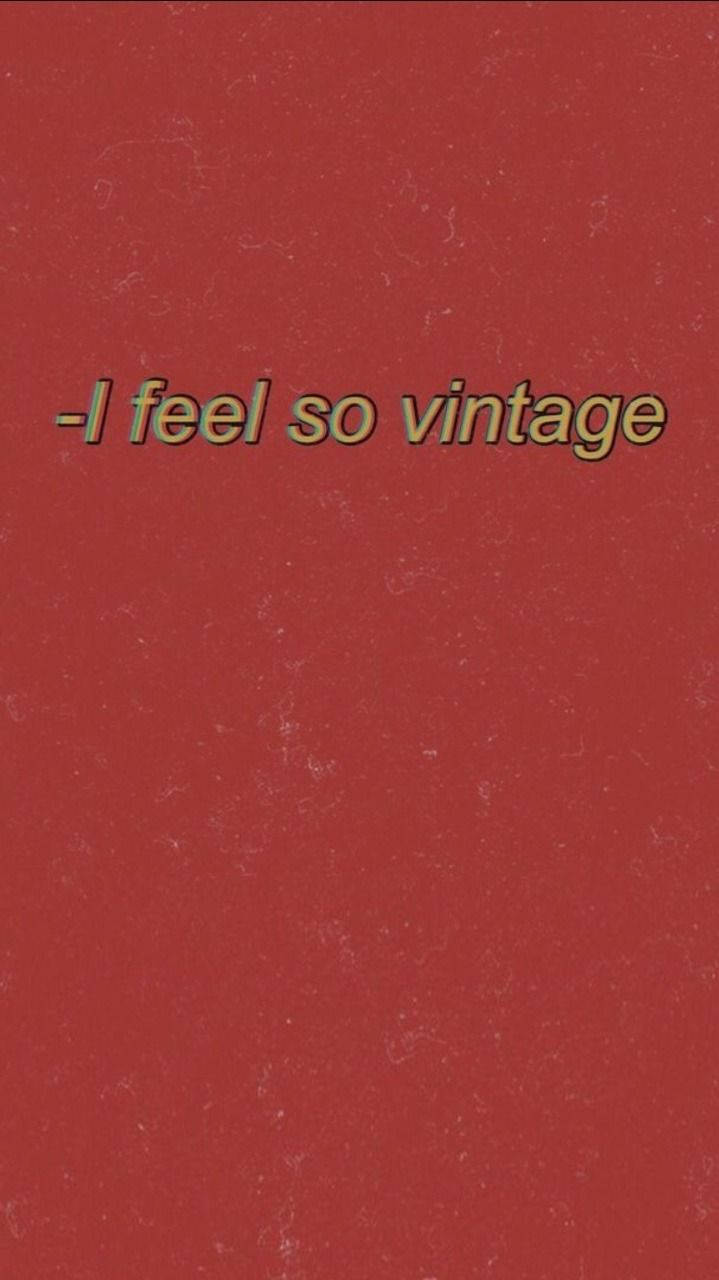 Vintage Pastellrød Estetikk Bakgrunner