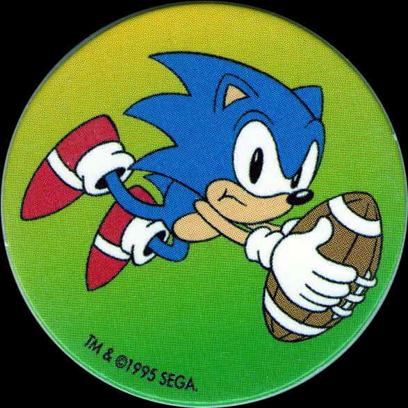 Vintage Sonic med ring 1995 Bakgrunner
