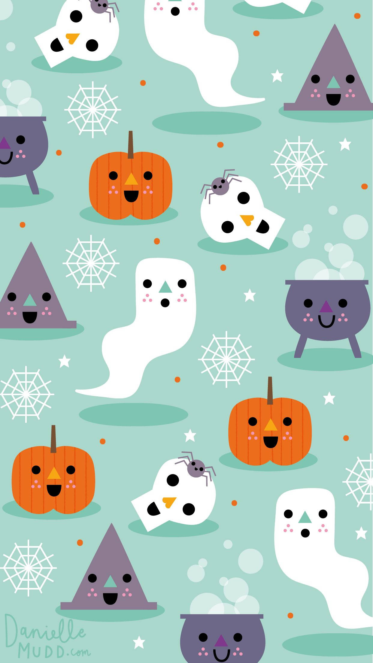 Vinter Halloween iPhone Bakgrunner