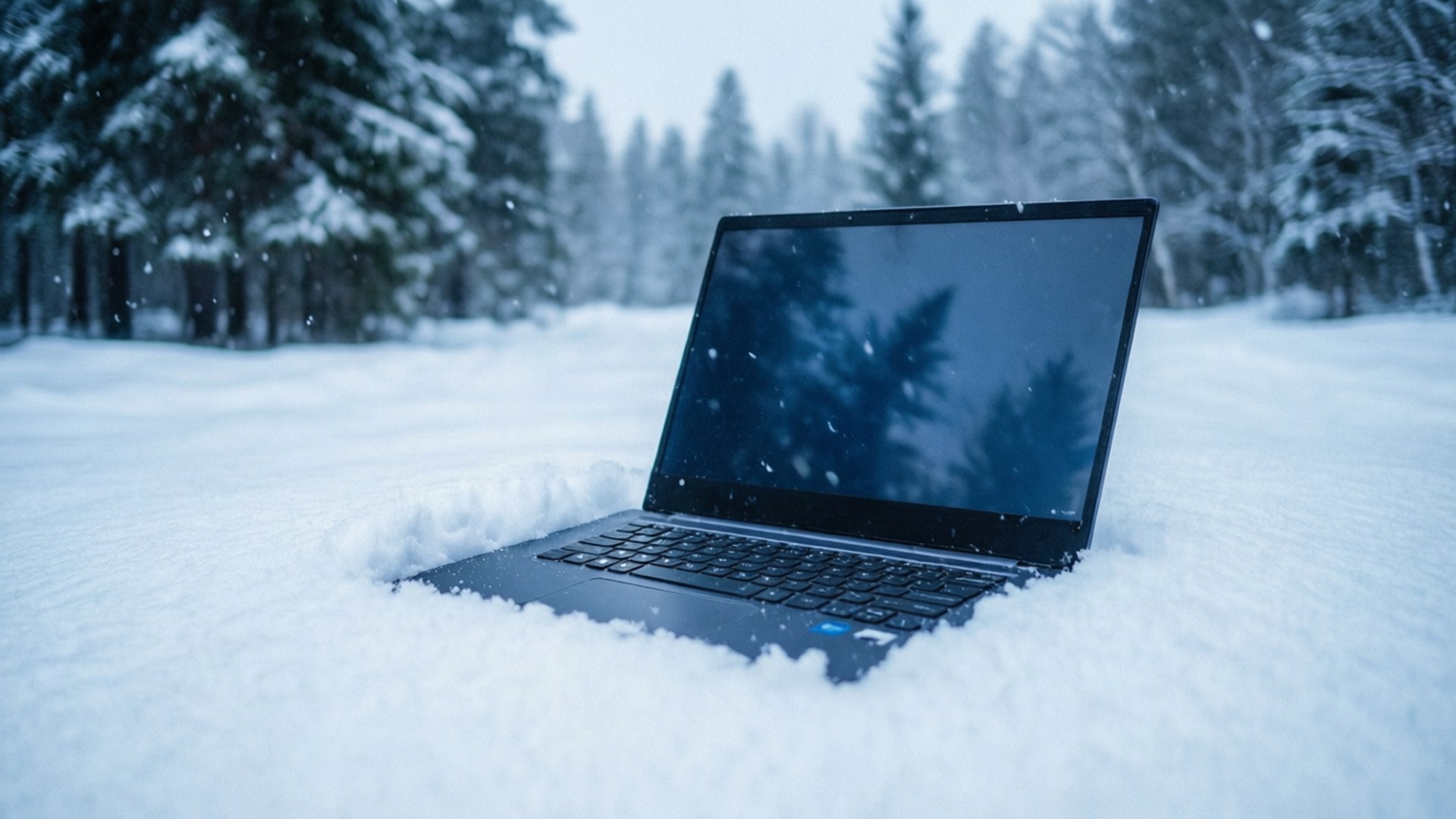 Vinterland Chromebook Bakgrunner