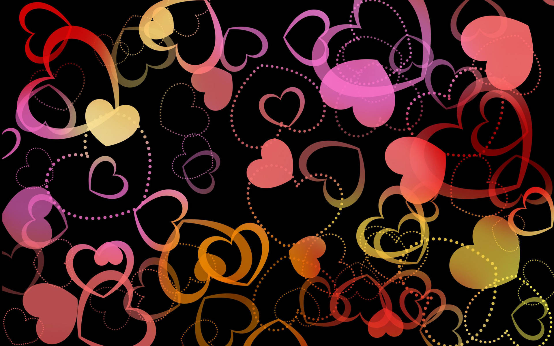 2880x1800 Hjerter Bakgrunnsbilde 4K (2880x1800)