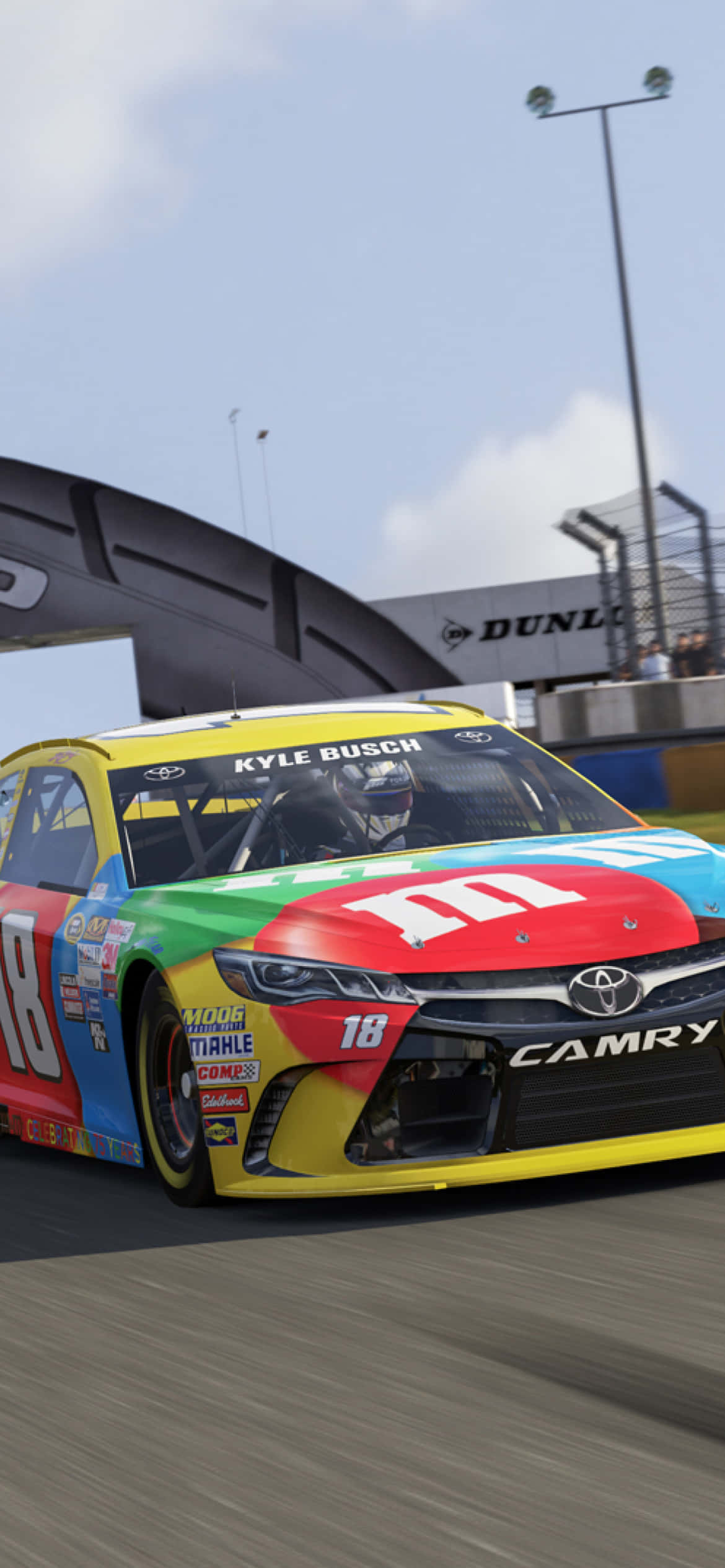 Vis din NASCAR-ånd med NASCAR iPhone Bakgrunner