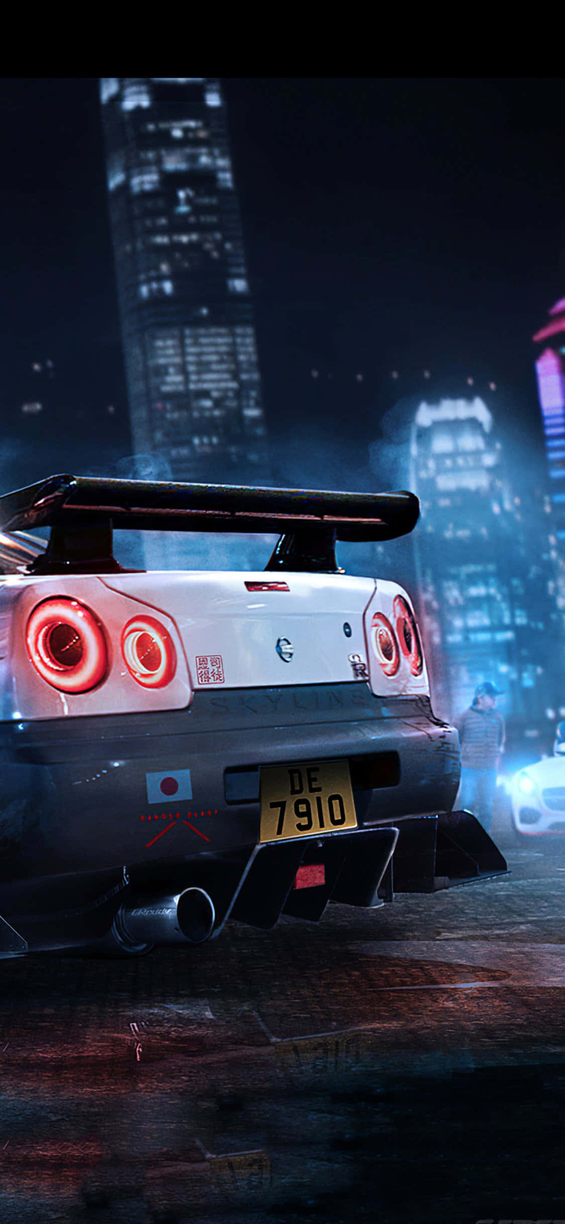Vis din stil med Nissan Skyline iPhone Bakgrunner