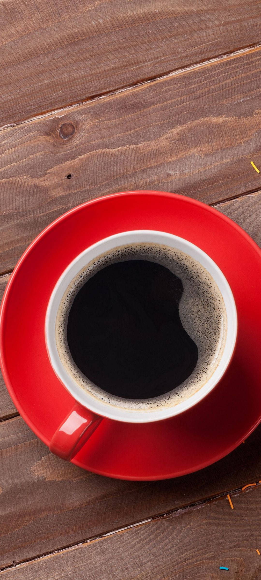 Vivo V20 Kaffe Rød Kopp Bakgrunner