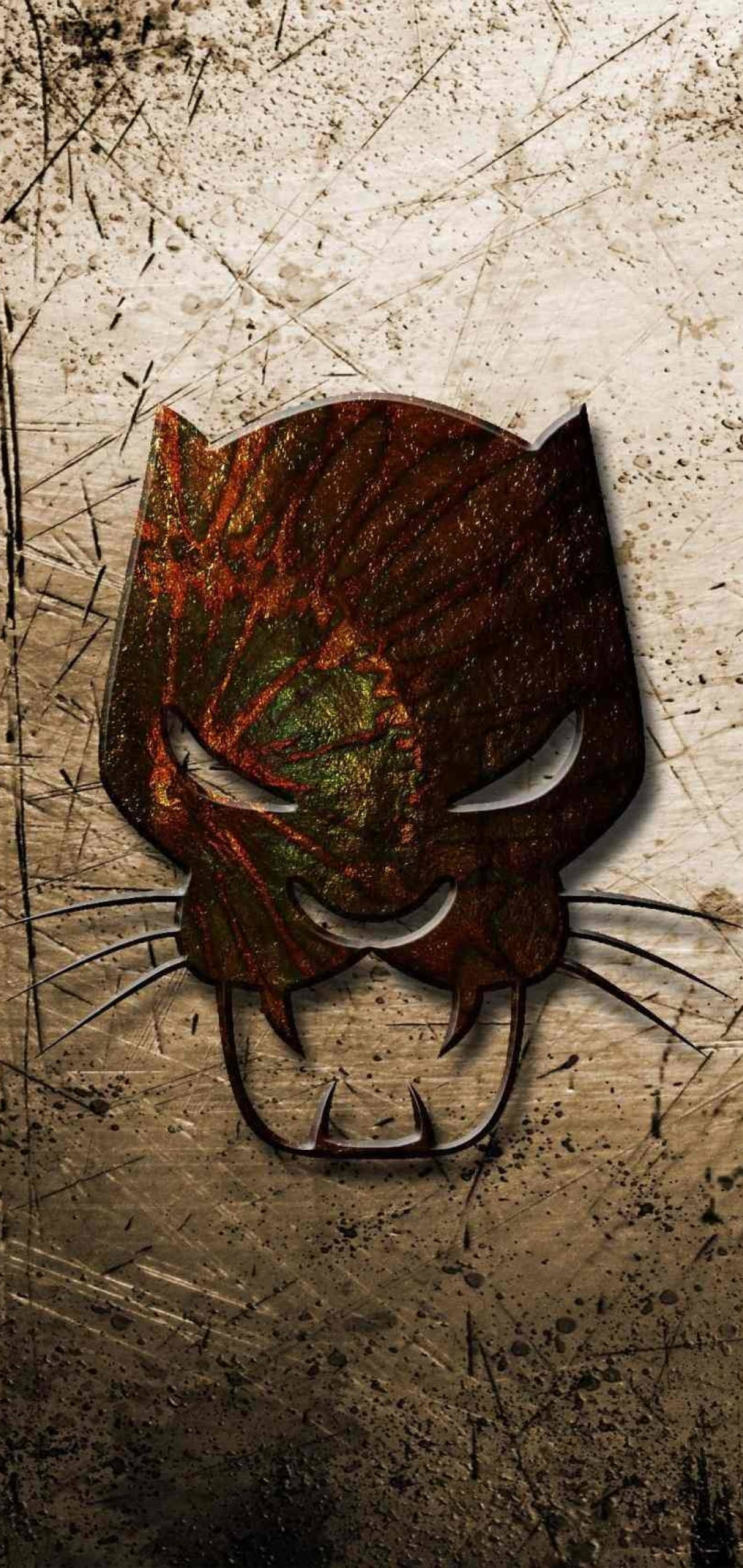 Vivo Y11 Black Panther-logo Bakgrunner