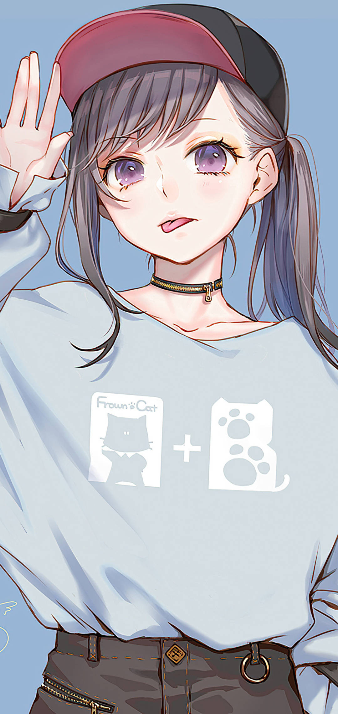 Vivo Y11 Søt Animejente Bakgrunner