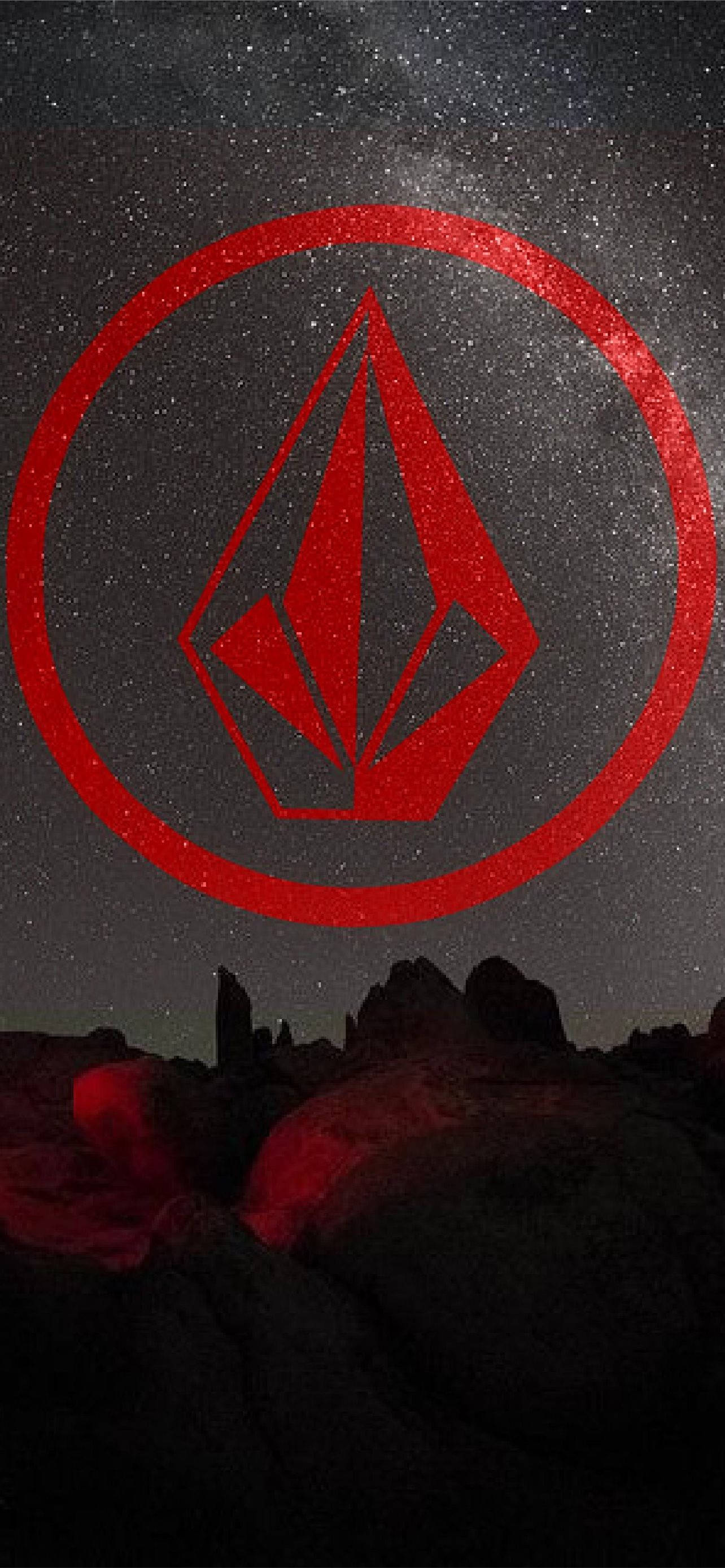 Volcom Logo iPhone 11 Bakgrunner
