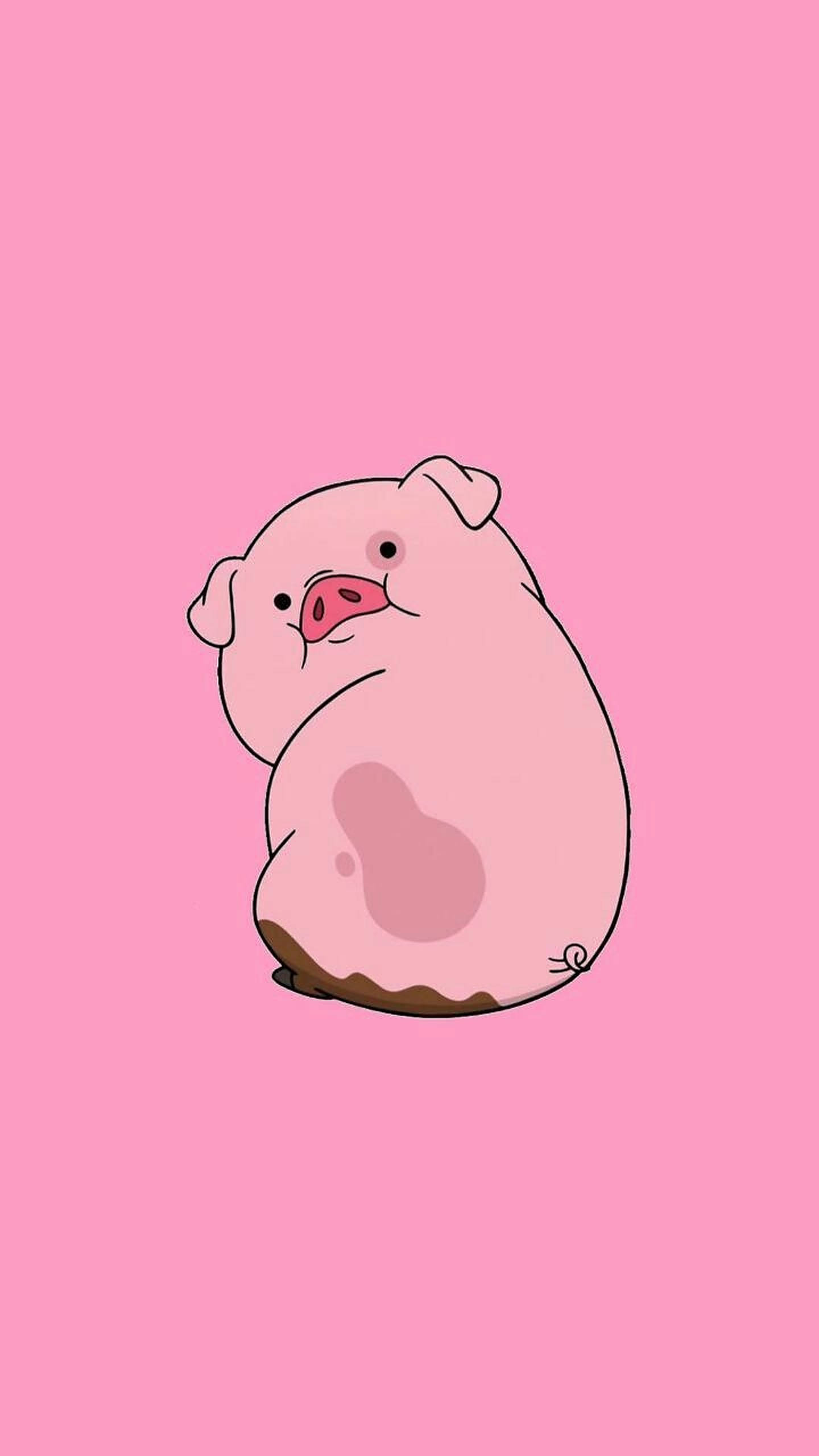 Waddles Søt Gris Bakgrunner