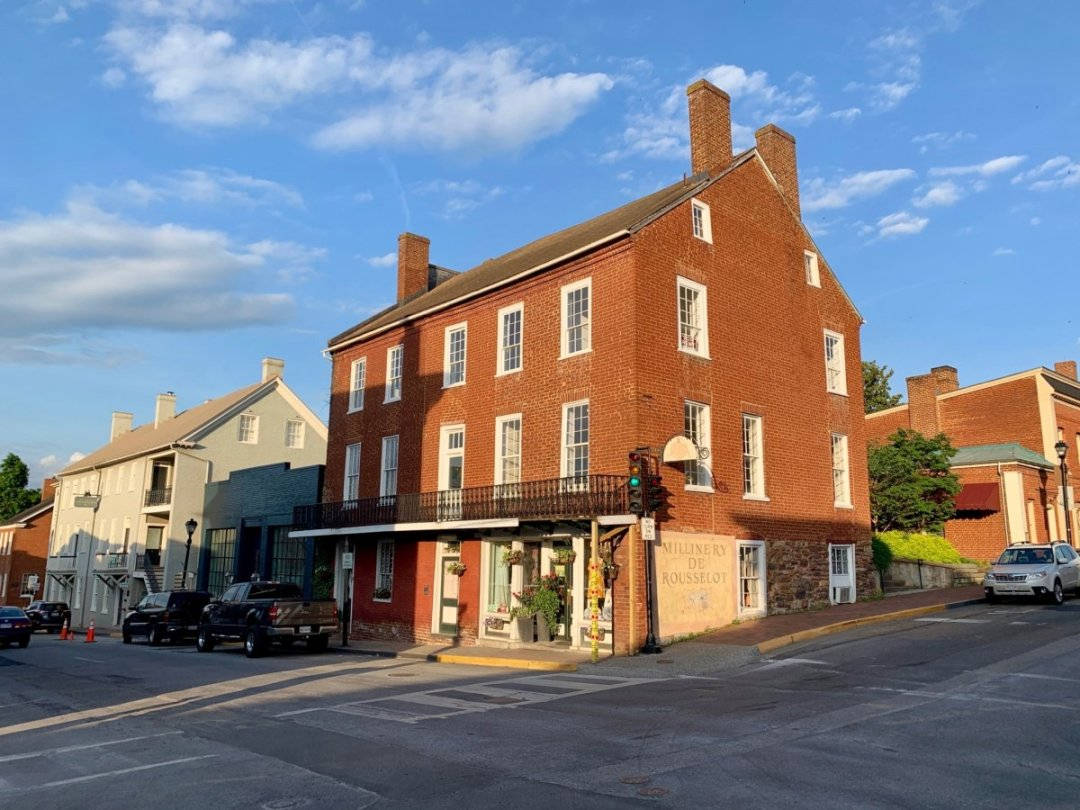 Washington Street i Lexington Bakgrunner