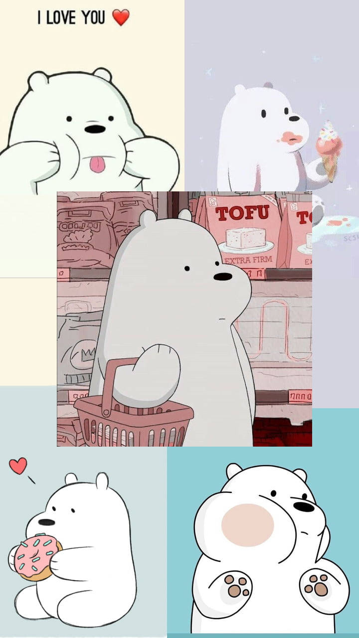 We Bare Bears Estetisk Lillebror Bakgrunner
