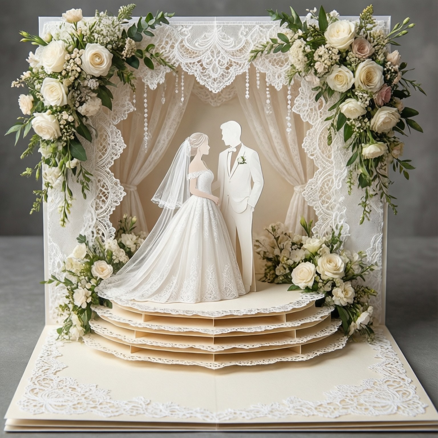 Wedding Elegance Pop-Up Bakgrunner