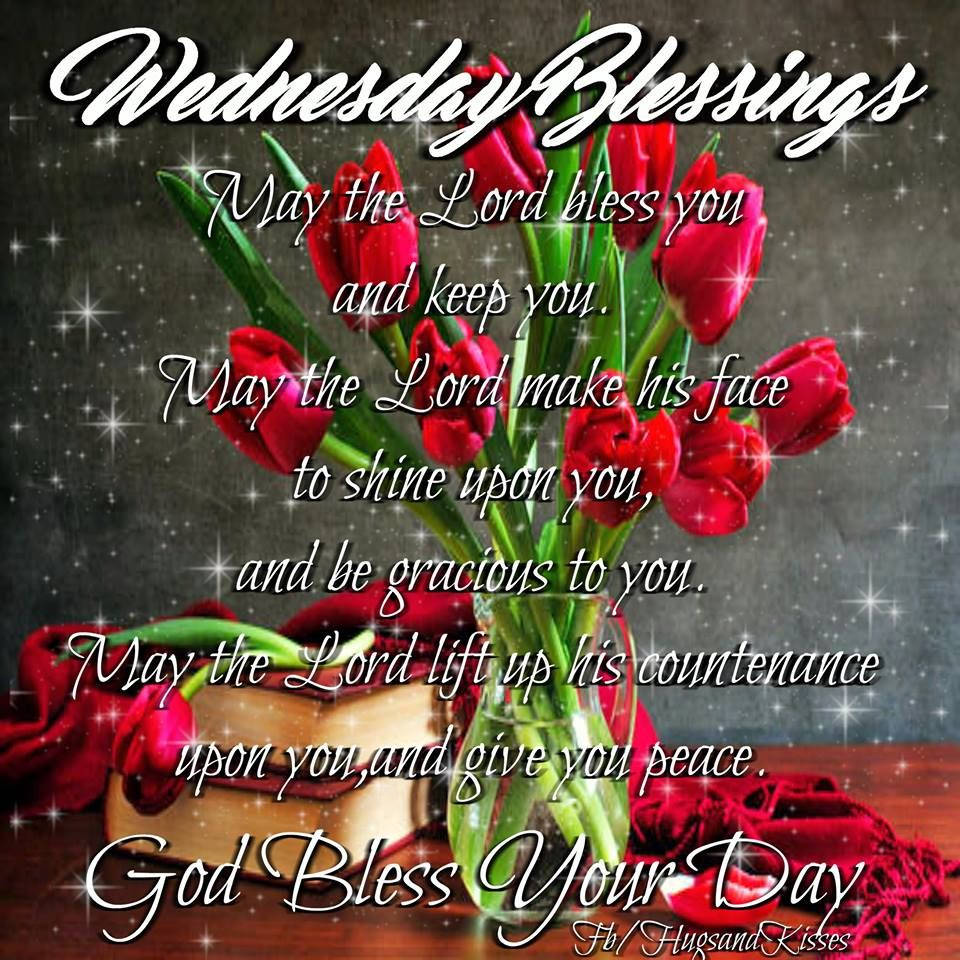 Wednesday Blessings estetisk sitat blomster Bakgrunner