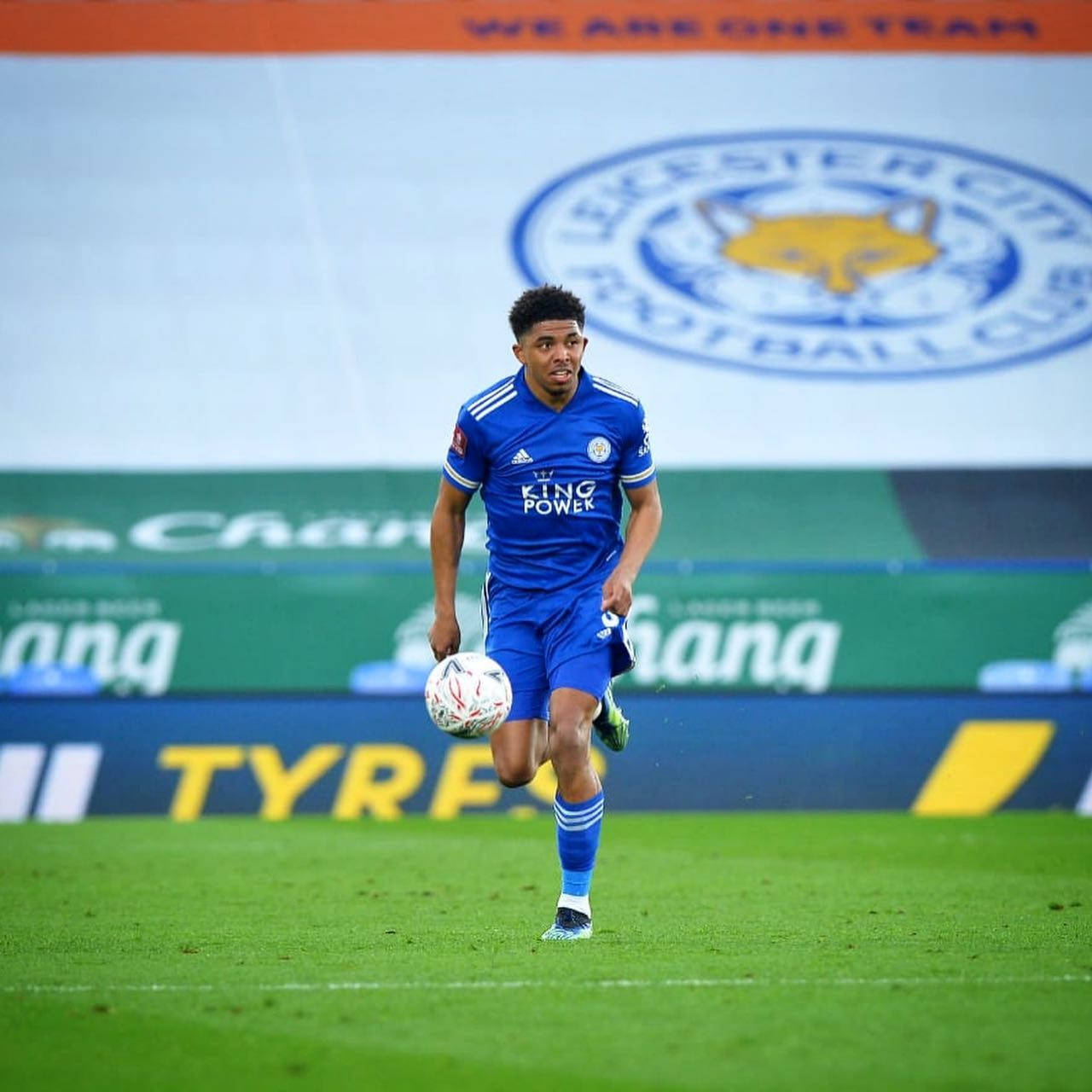 Wesley Fofana Leicester-treningsball Bakgrunner