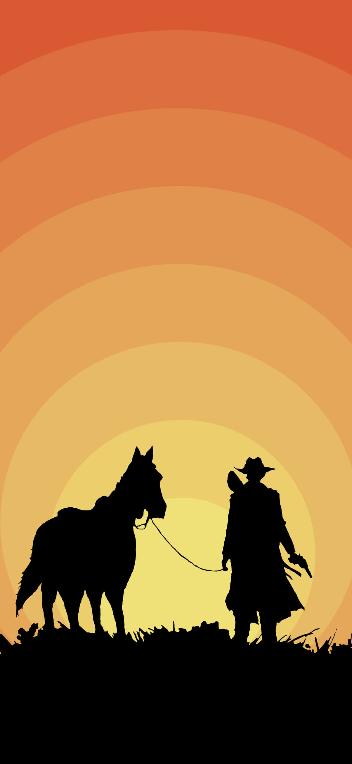 Western Cowboy iPhone Bakgrunner