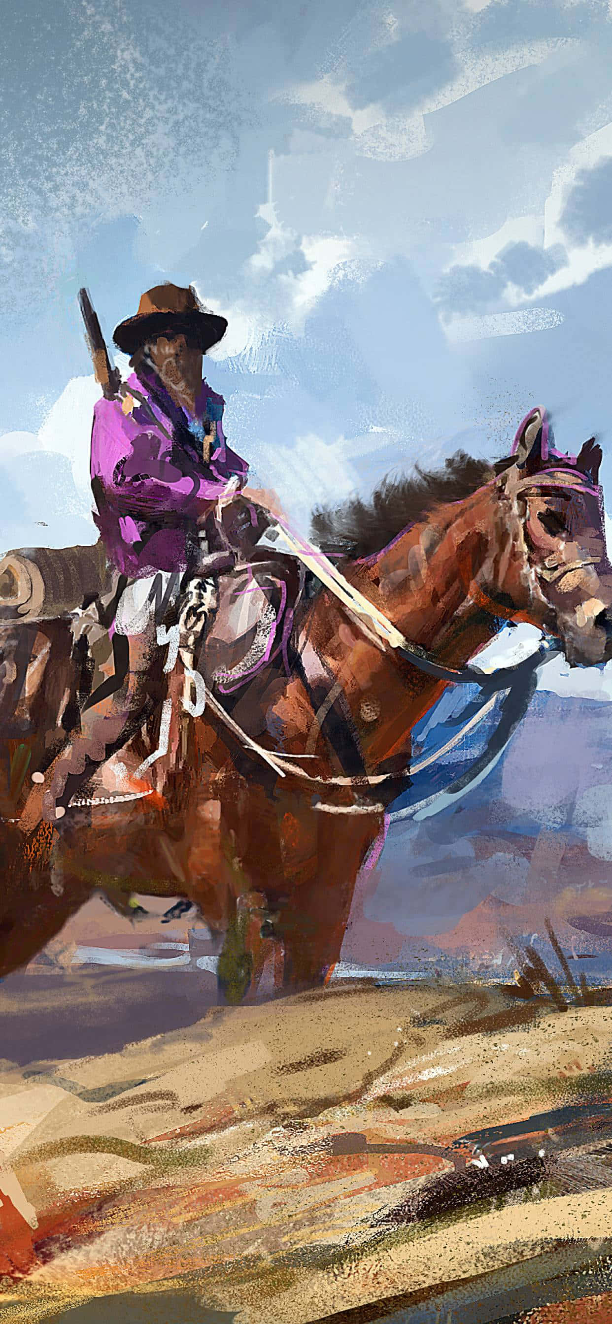 Western Cowboy iPhone Bakgrunner
