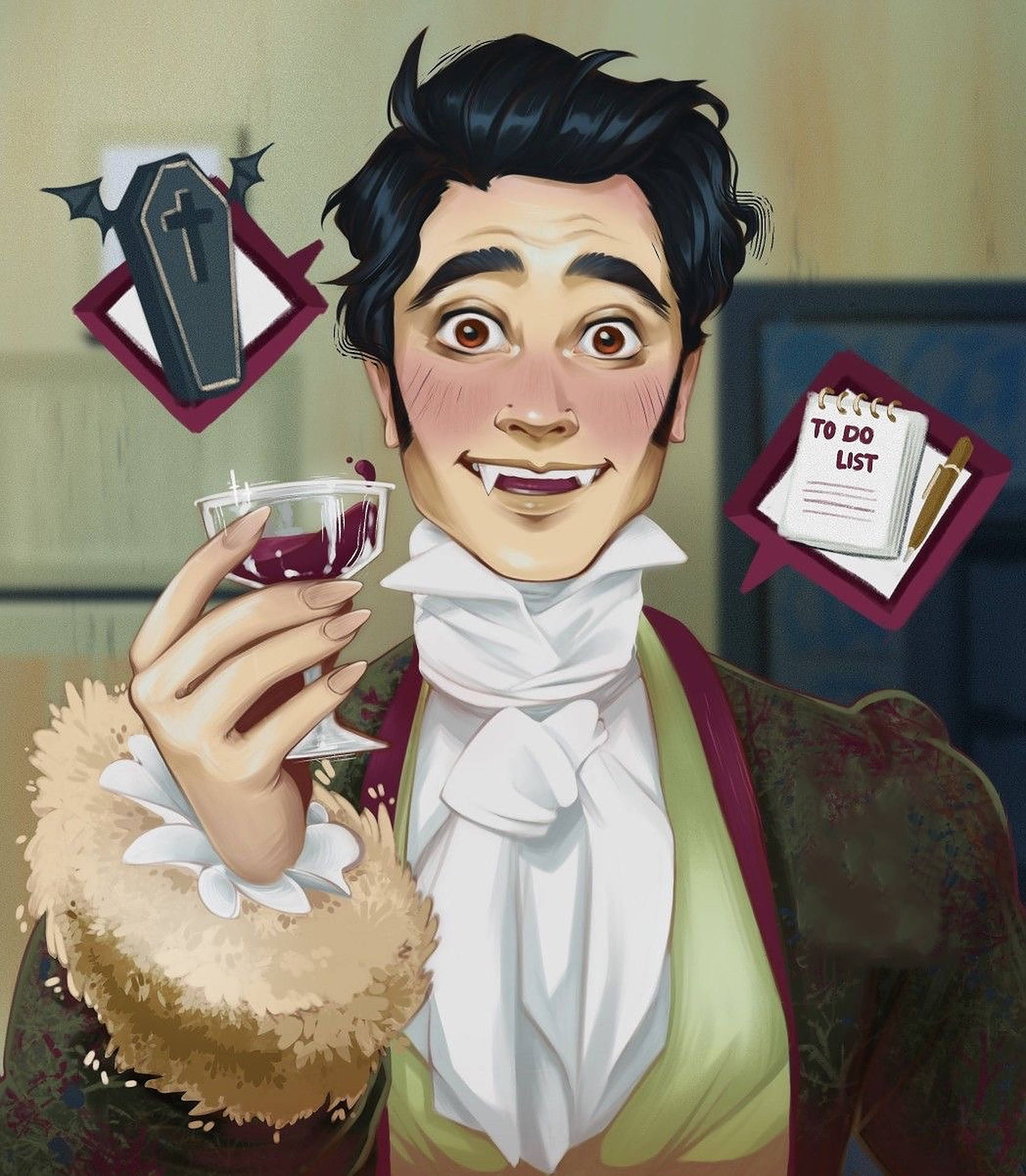 What We Do In The Shadows Vin Bakgrunner