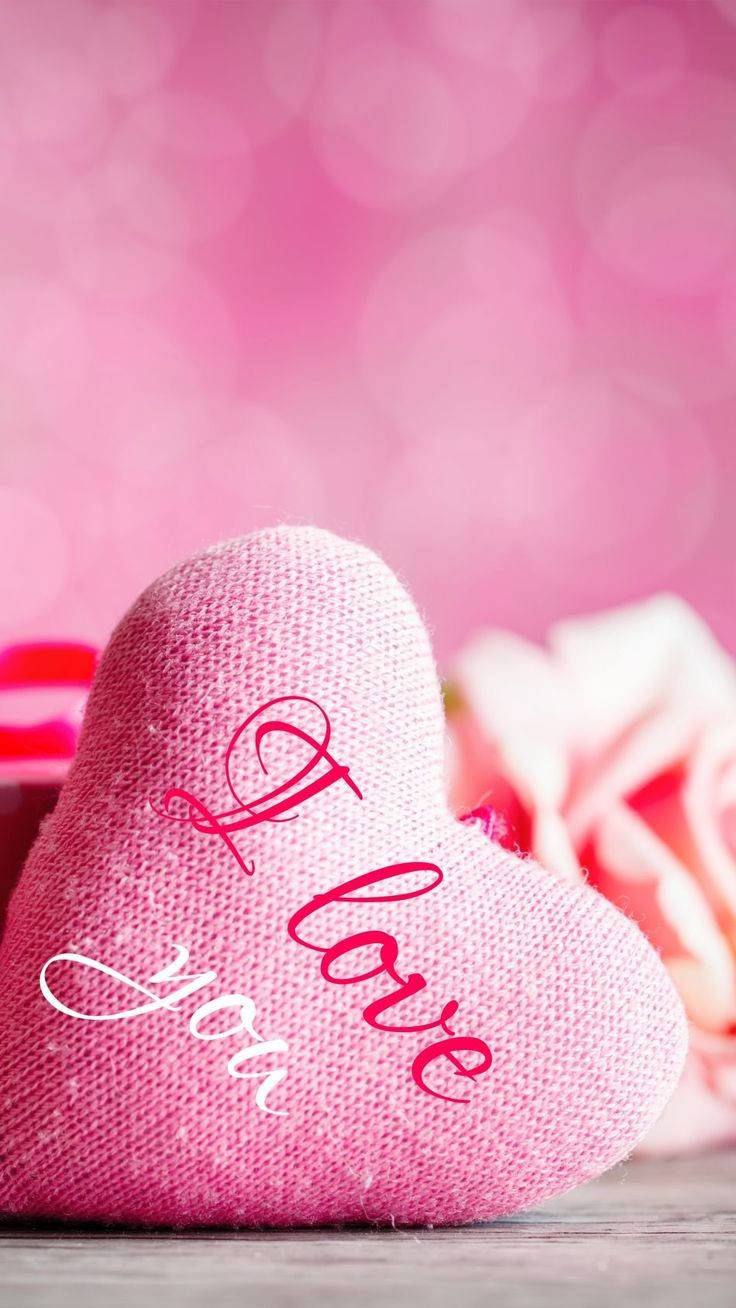 WhatsApp DP Rosa Hjerte Bakgrunner