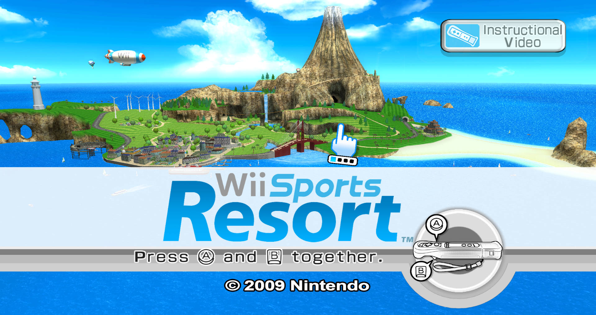 Wii Sports Resort spillintro Bakgrunner