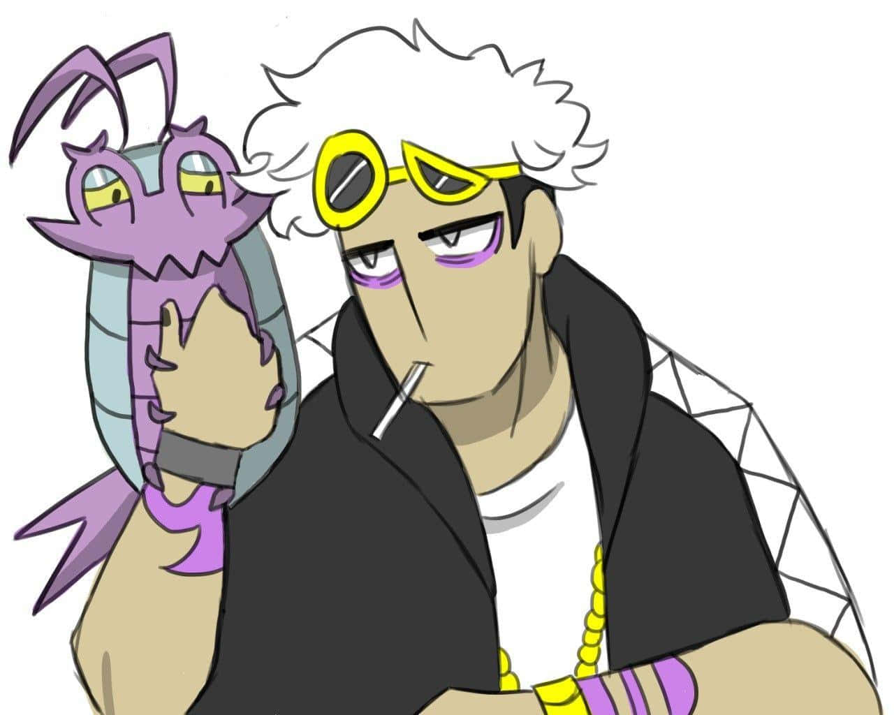 Wimpod med røykende Guzma Bakgrunner