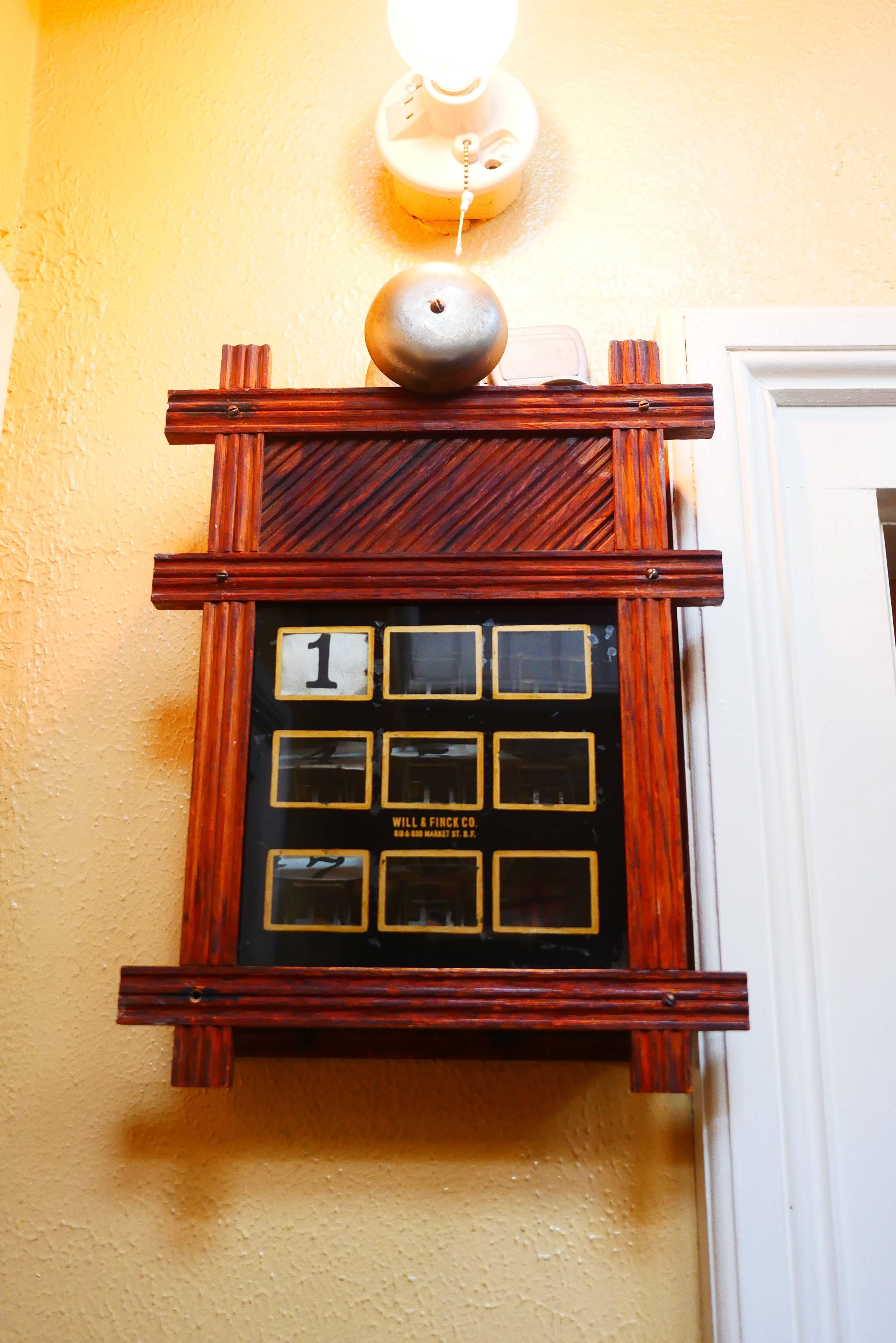 Winchester Mystery House Annunciator Intercom Bakgrunner