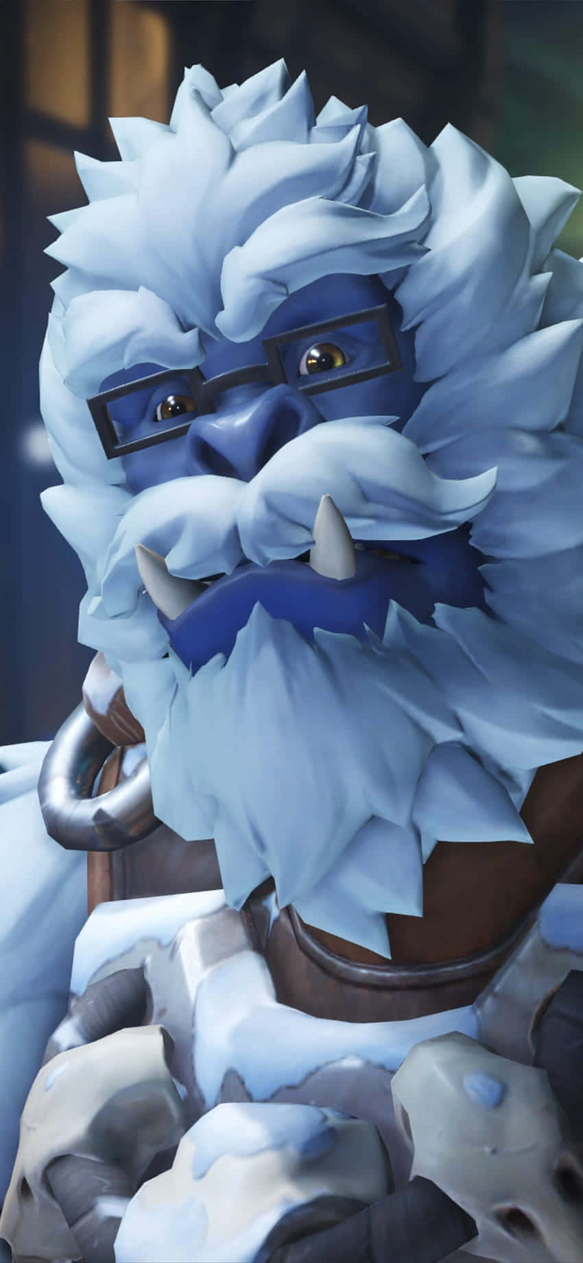 Winston iPhone XS Overwatch-bakgrunn Bakgrunner