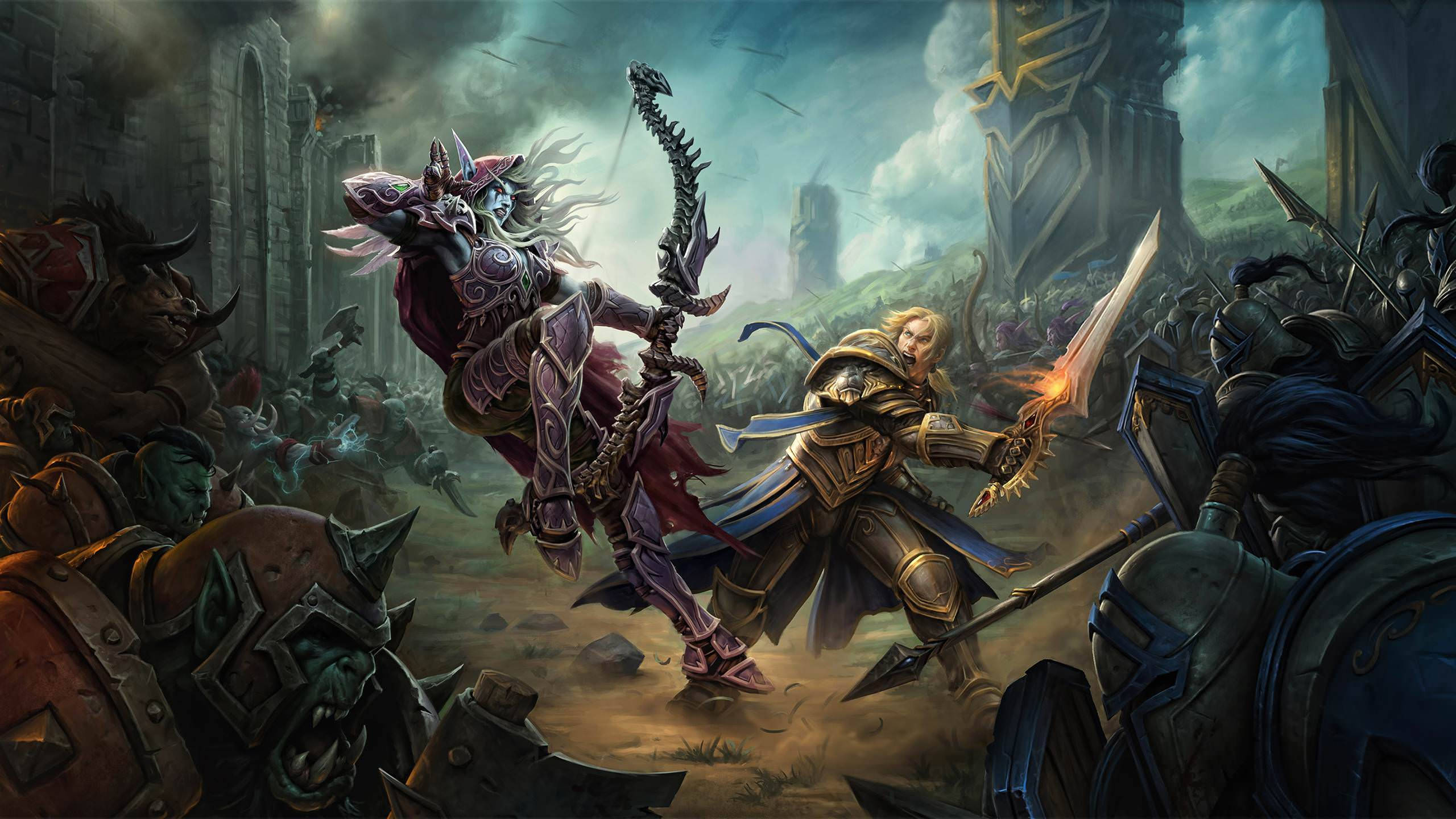 World of Warcraft 1440p Gaming Bakgrunner