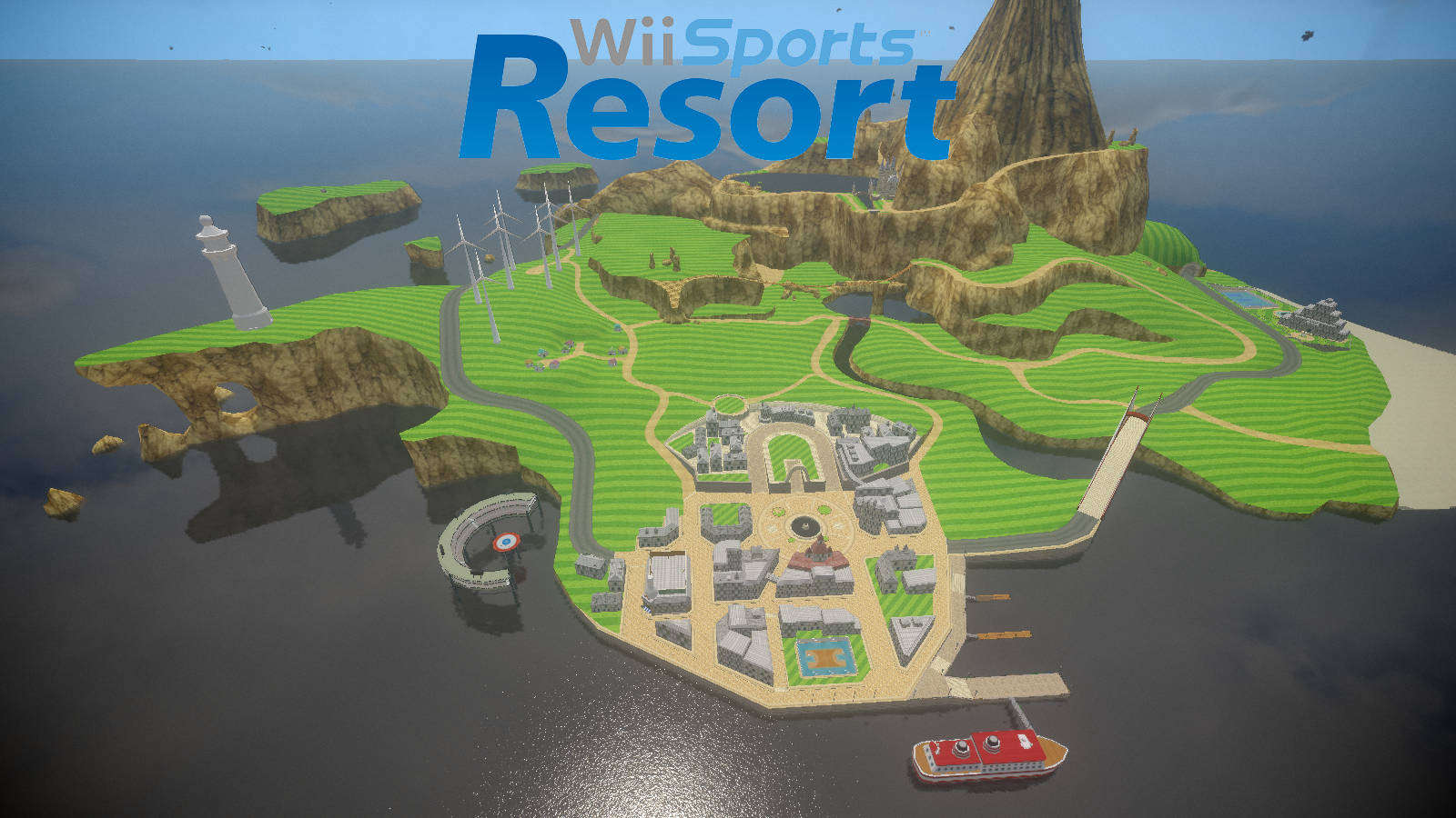 Wuhu-øya fra Wii Sports Resort Bakgrunner