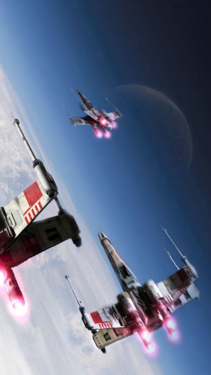 X-Wings Star Wars Mobiltelefon Bakgrunner