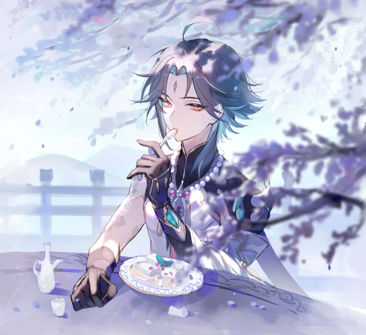 Xiao spiser PFP Bakgrunner