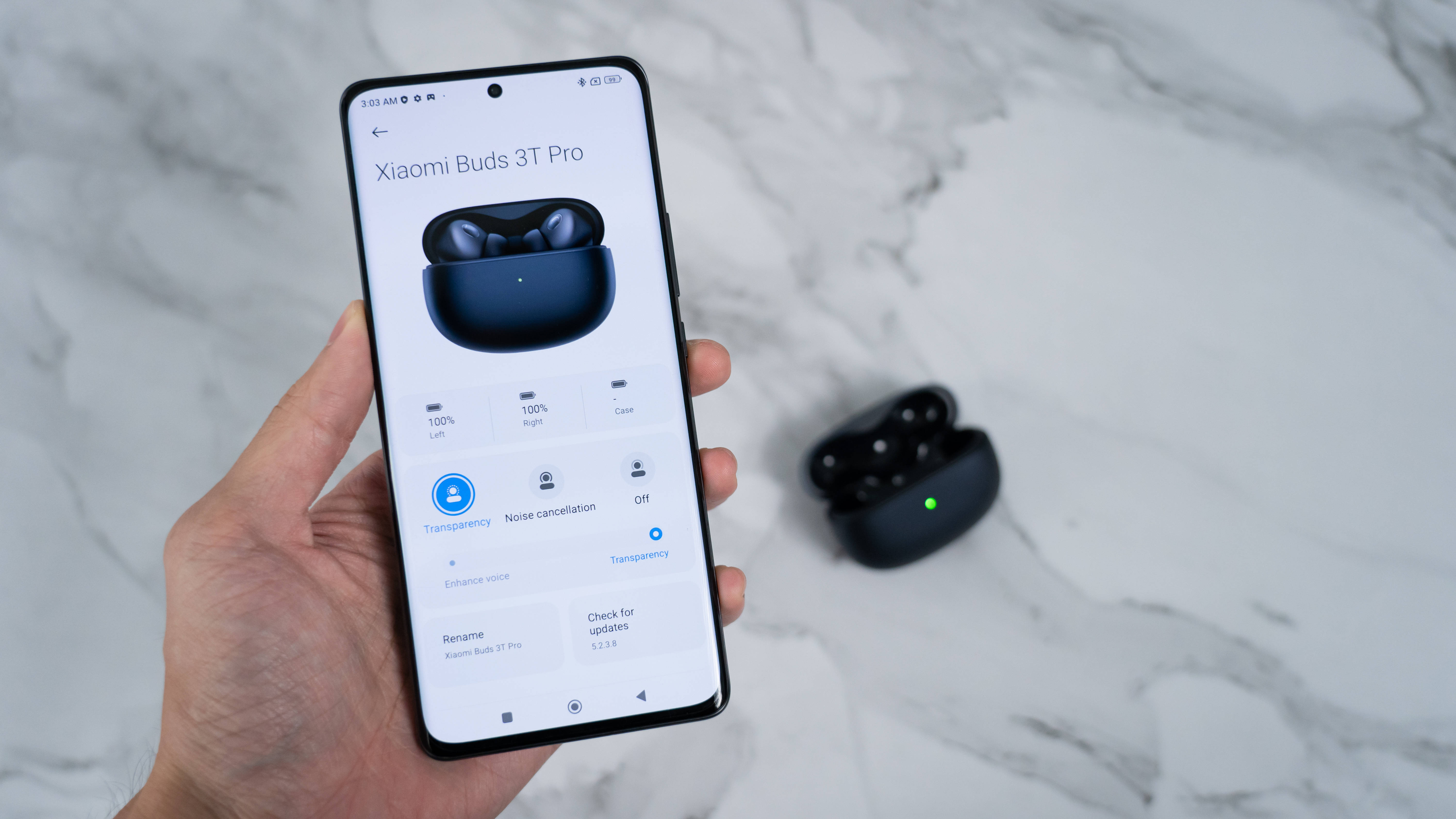 Xiaomi-ørepropper og smarttelefon Bakgrunner