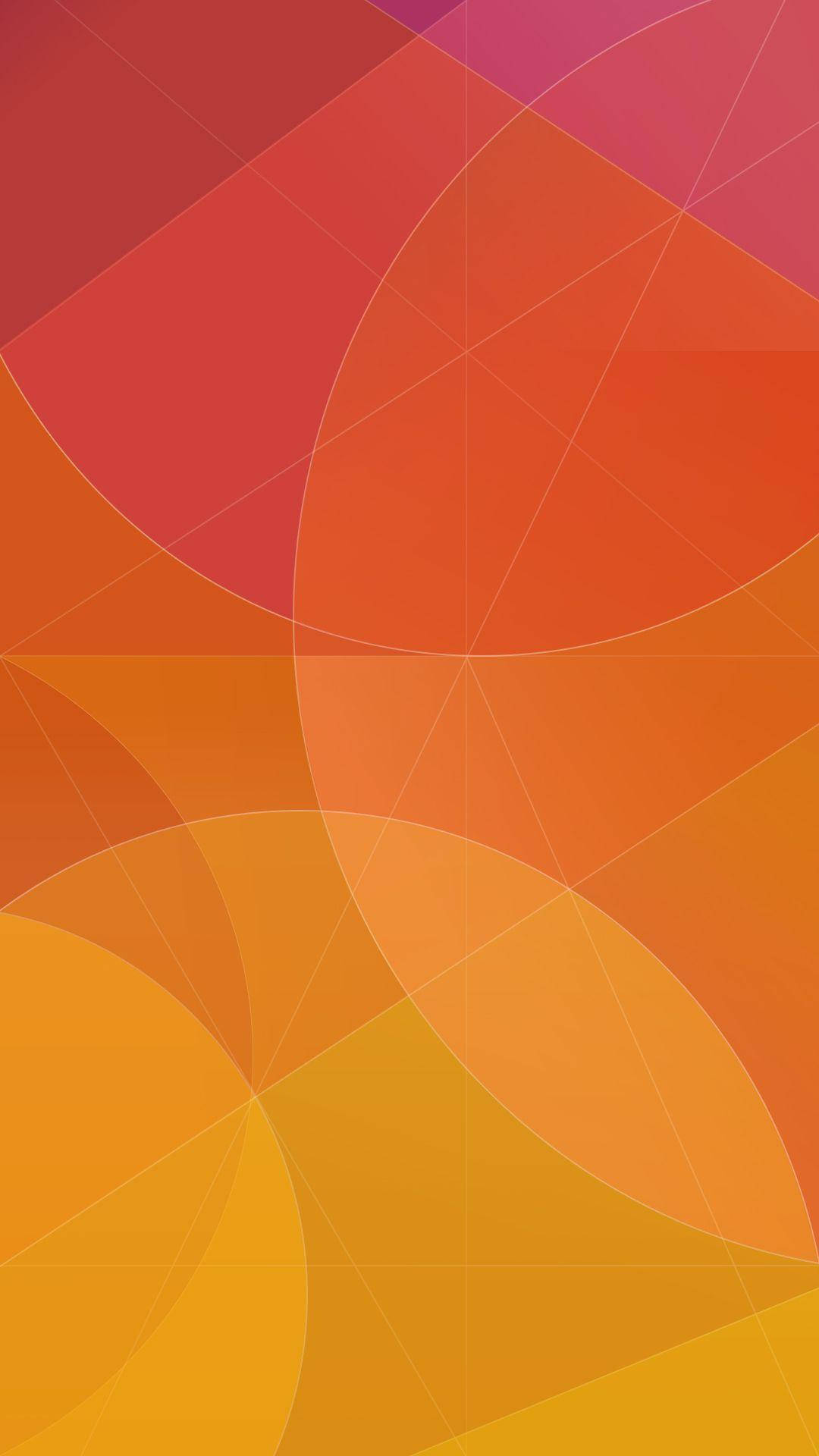 Xiaomi Oransje Sirkler Bakgrunner